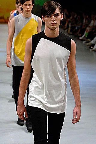 トップス Raf Simons color blocked tank top 2007ss Raf Simons Raf Simons SS07 Color-blocked Tank Top | Grailed