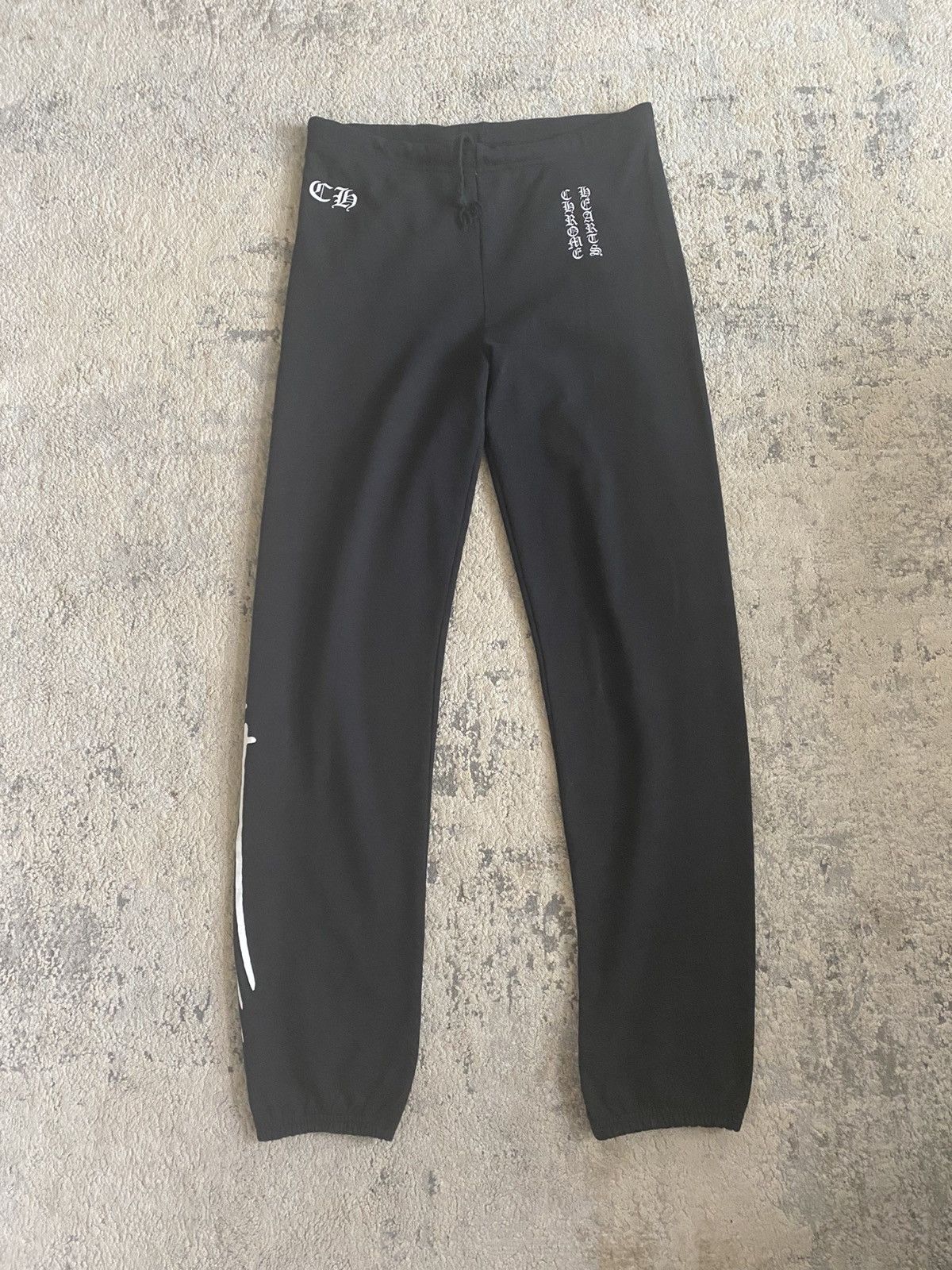 Chrome Hearts Trinity 3 Cross Logo Sweatpants Size US 36 / EU 52 - 1 Thumbnail