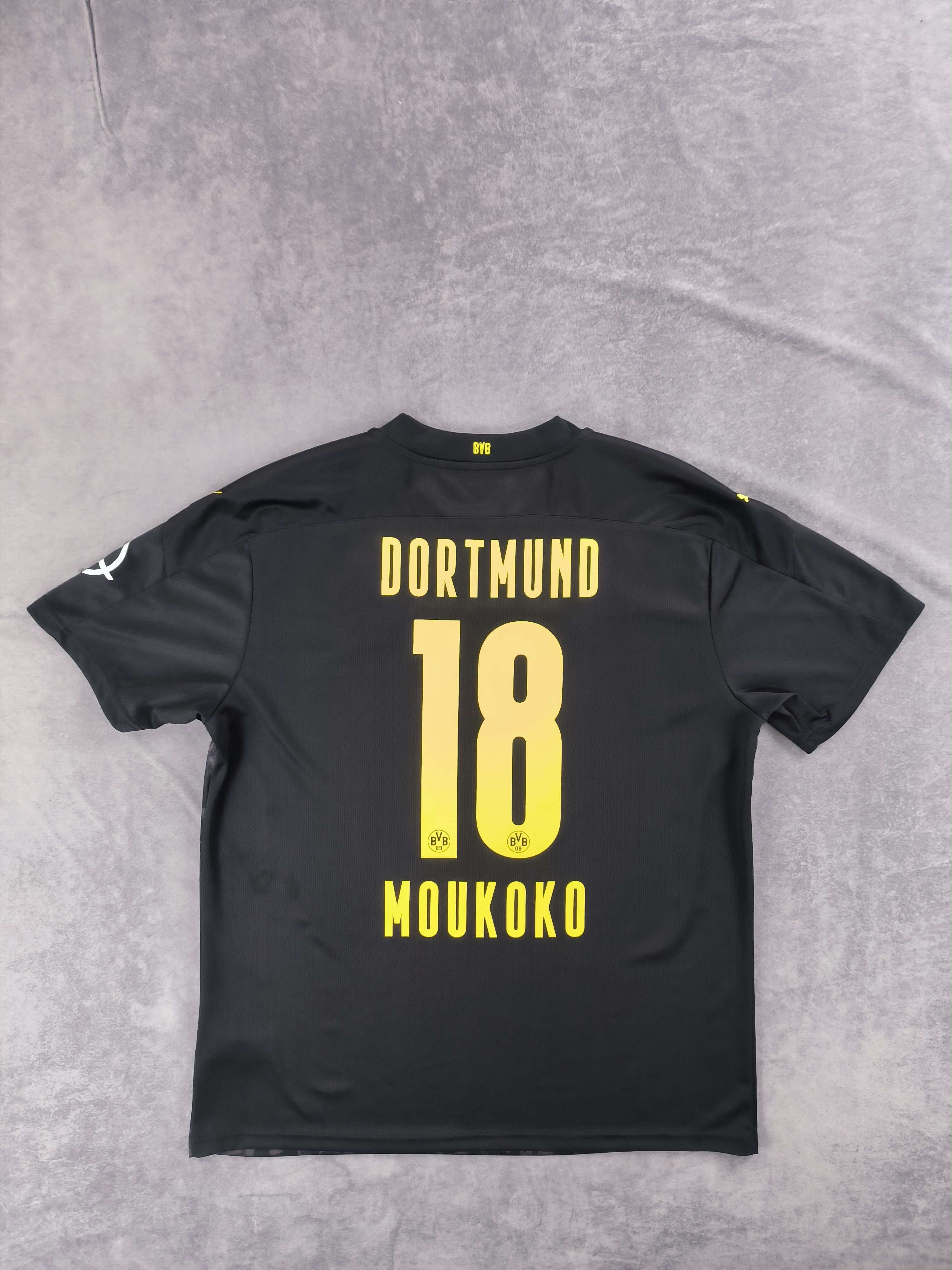 Puma Borussia Dortmund 2020-21 away Moukoko football jersey sz XL Size US XL / EU 56 / 4 - 1 Thumbnail