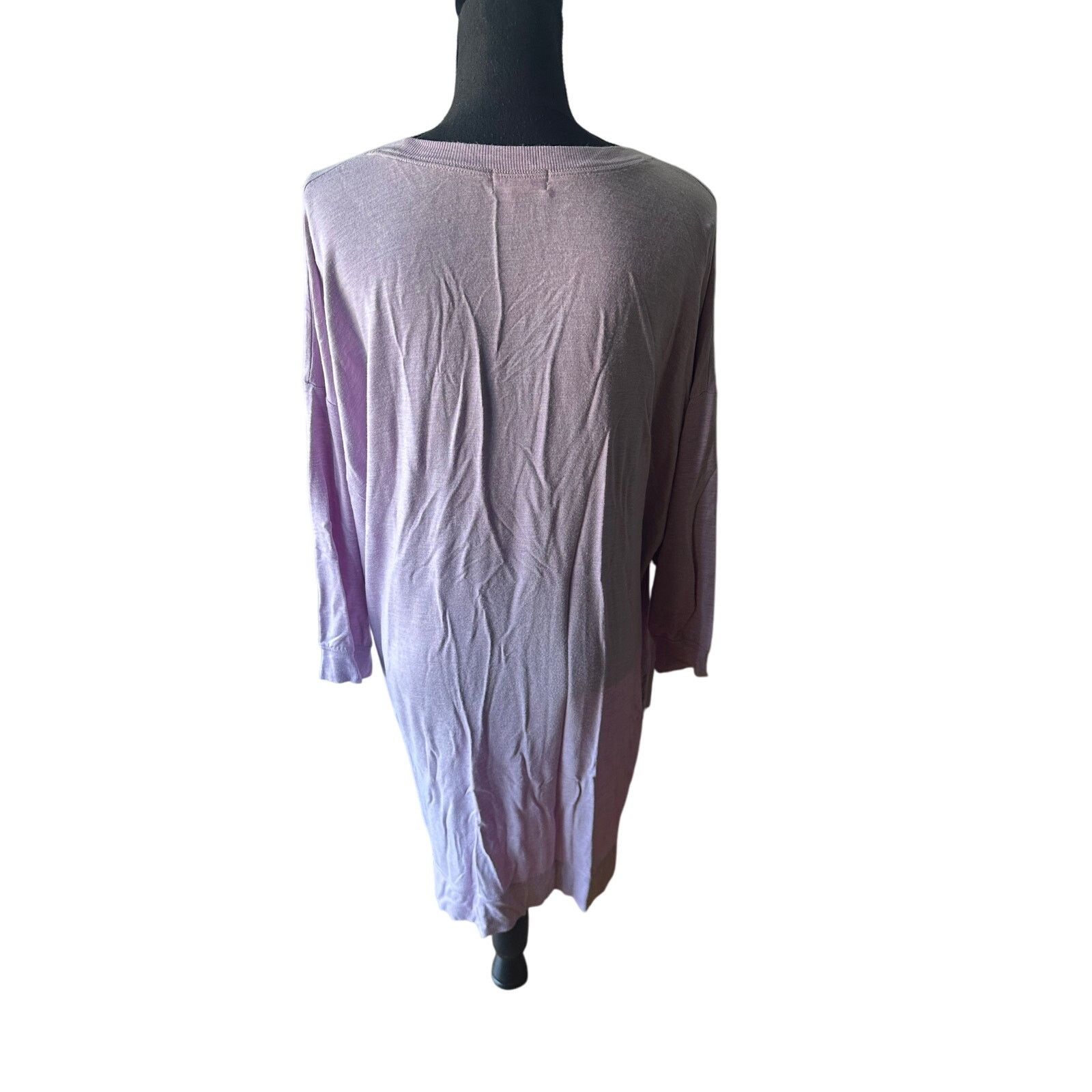 Gap Gap Love Lilac Sweatshirt Tunic Lounge Dress – Size L Size L / US 10 / IT 46 - 4 Thumbnail