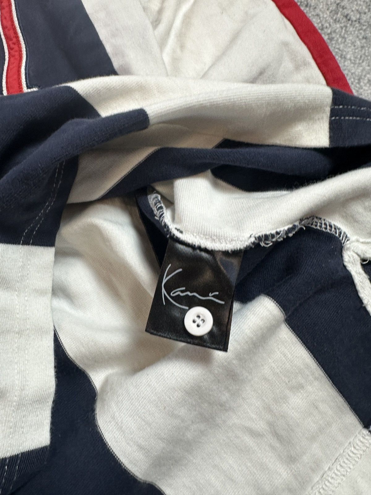 Karl Kani × Vintage Vintage Karl Kani Big Logo Rugbys Polo Streetwear Rare USA S Size US S / EU 44-46 / 1 - 4 Thumbnail