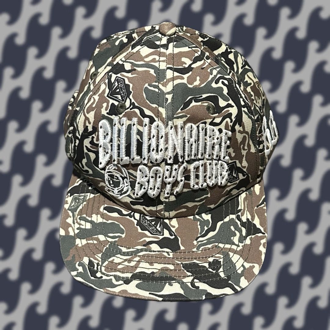 Billionaire Boys Club Camo Trucker Hat Snapback Men's Adjustable