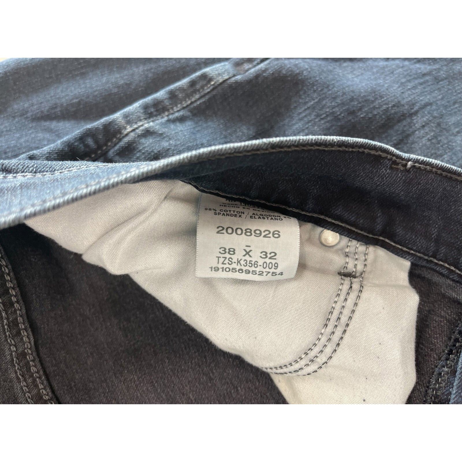 Lee VTG Y2K 90S LEE DENIM 38 X 32 STRAIGHT LEG SKATER BAGGY BLUE Size US 38 / EU 54 - 4 Thumbnail