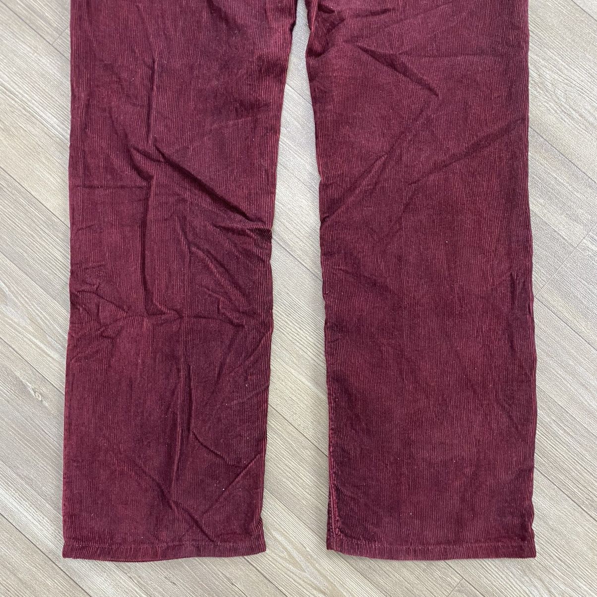 Gucci 1990s Gucci by Tom Ford Red Burgundy Corduroy Pants Luxury Size US 32 / EU 48 - 14 Thumbnail
