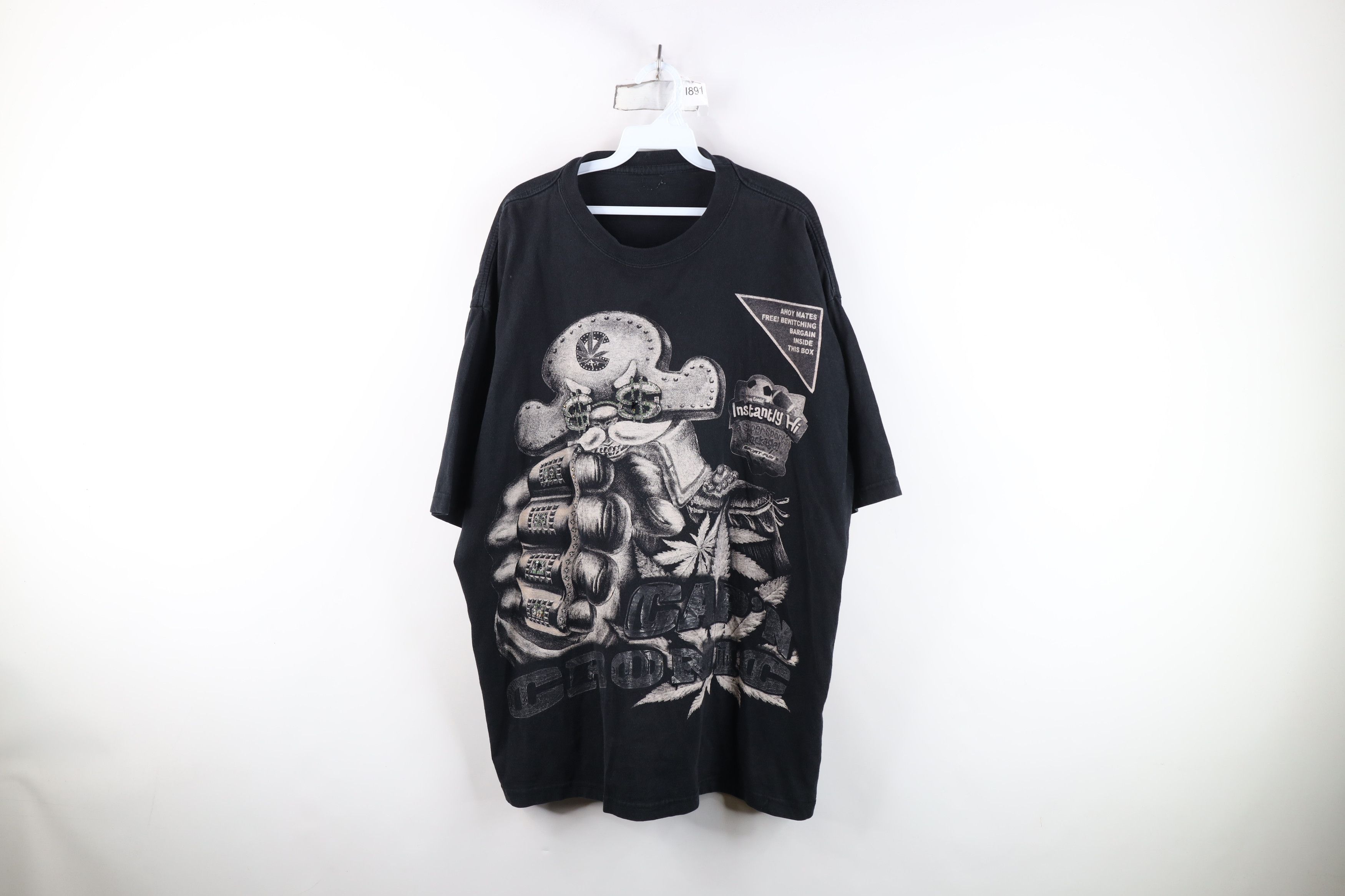 Vintage Vintage Y2K Streetwear Cap'n Cronic Weed Marijuana T-Shirt Size US XXL / EU 58 / 5 - 1 Thumbnail