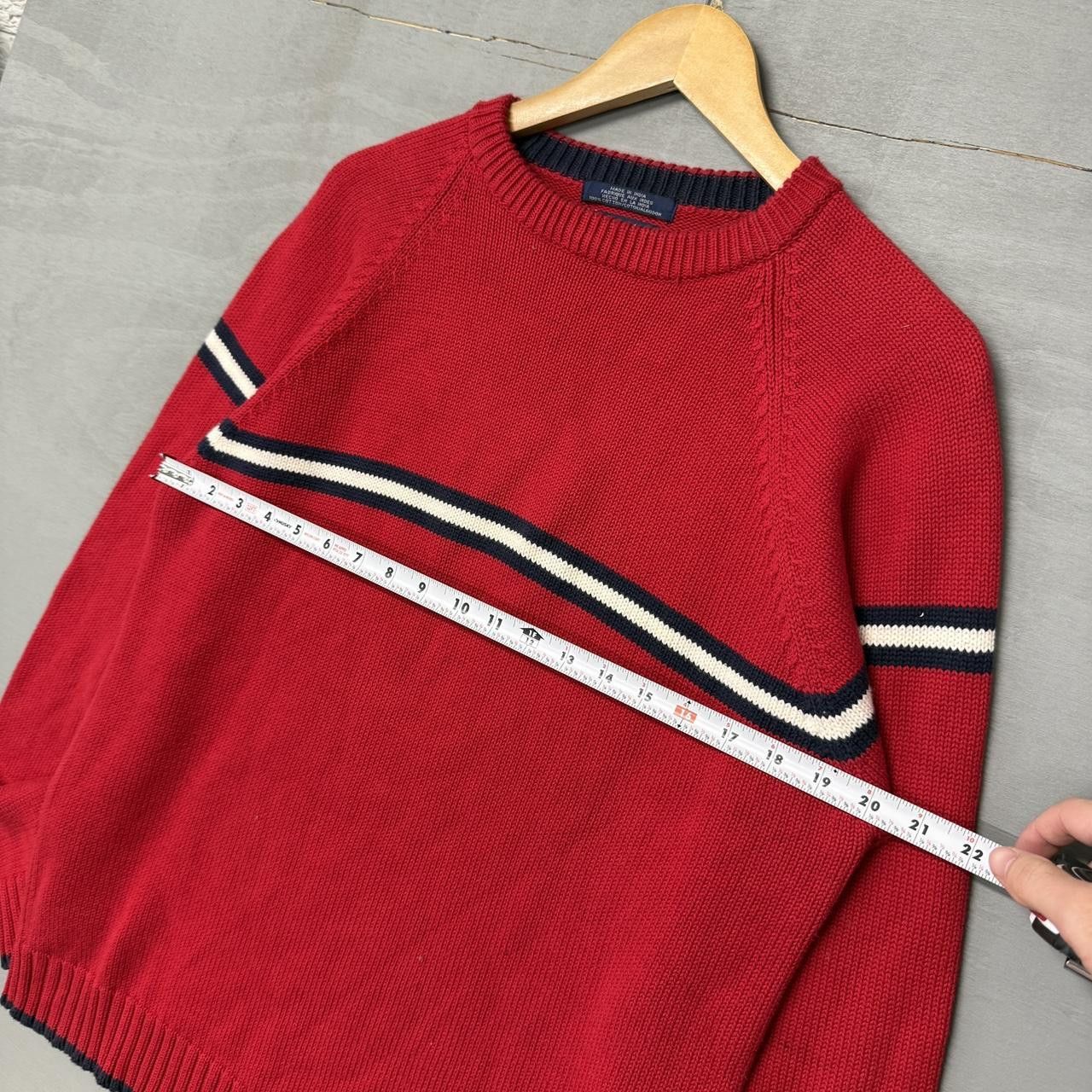 Tommy Hilfiger Vintage Tommy Hilfiger Striped Chunky Sweater Men’s Large Size US L / EU 52-54 / 3 - 4 Thumbnail