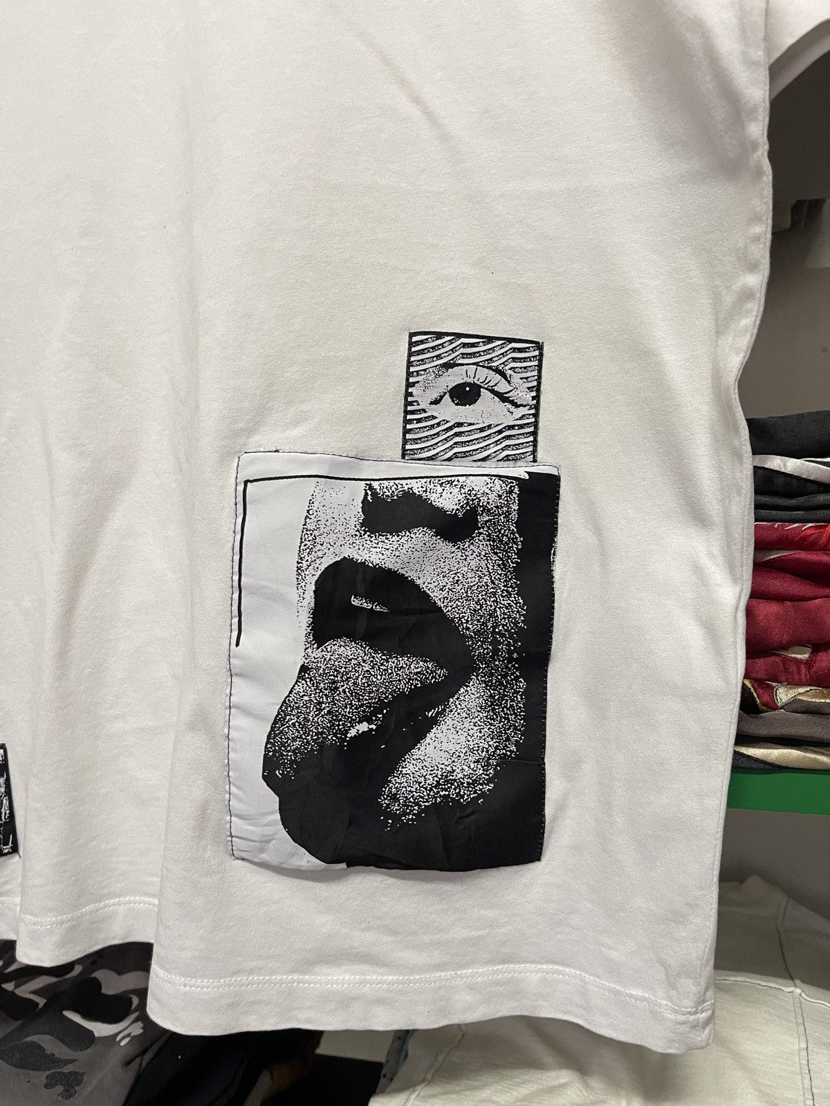 Diesel Vintage Y2K DIESEL DARK FANTASY PATCHES TEE RAF SIMON STYLE Size US M / EU 48-50 / 2 - 4 Thumbnail