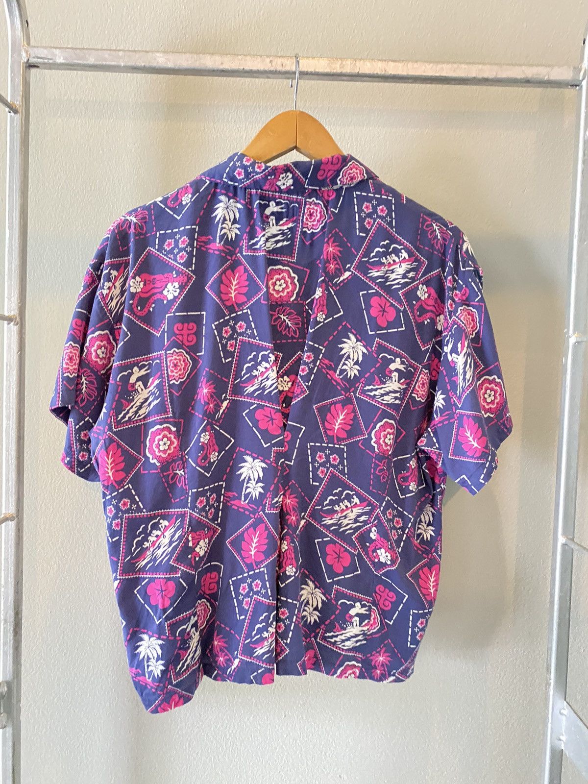 Reyn Spooner Reyn spooner Pink Floral Hawaiian Shirt Size ONE SIZE - 2 Thumbnail