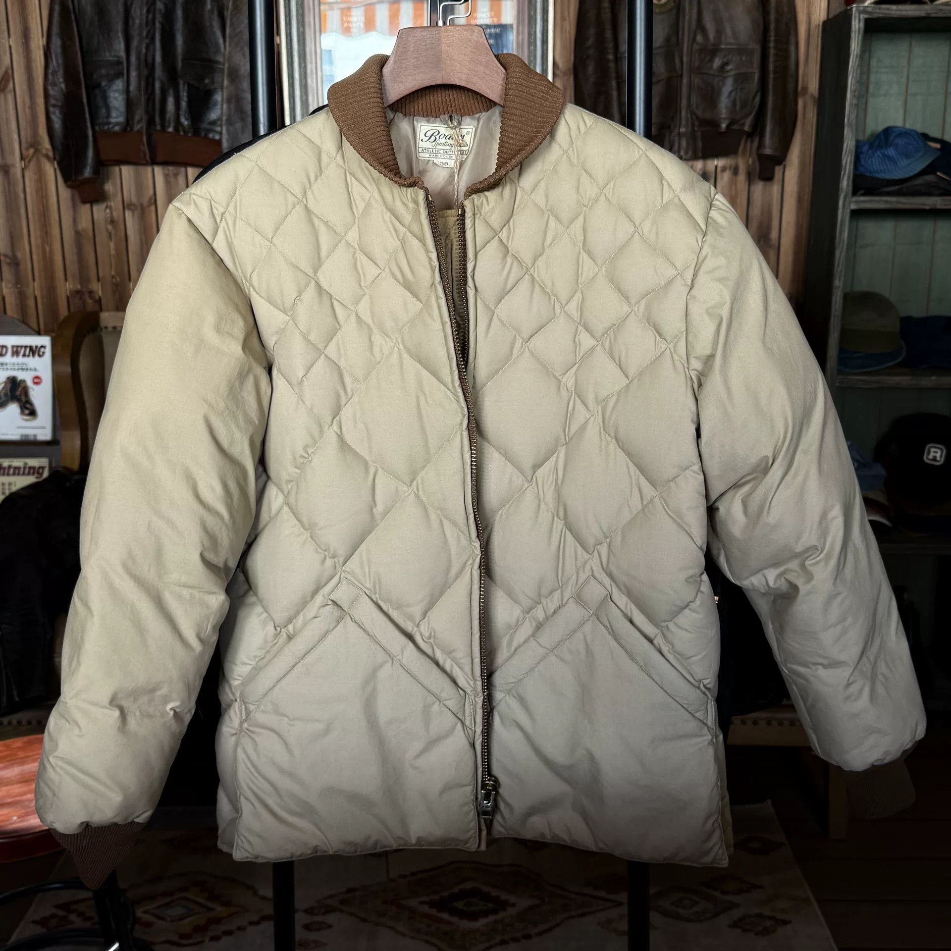 Other Bodies Vintage Quilted Down Jacket Size S / US 4 / IT 40 - 1 Thumbnail