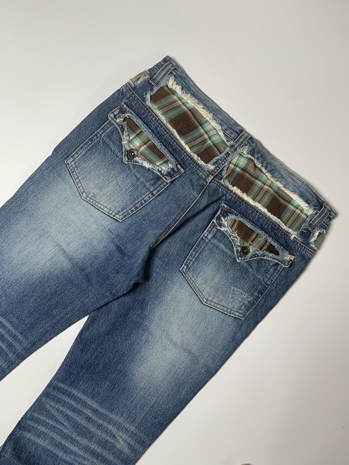 Japanese Brand × Vintage Beach sound distressed denim Size US 32 / EU 48 - 9 Thumbnail
