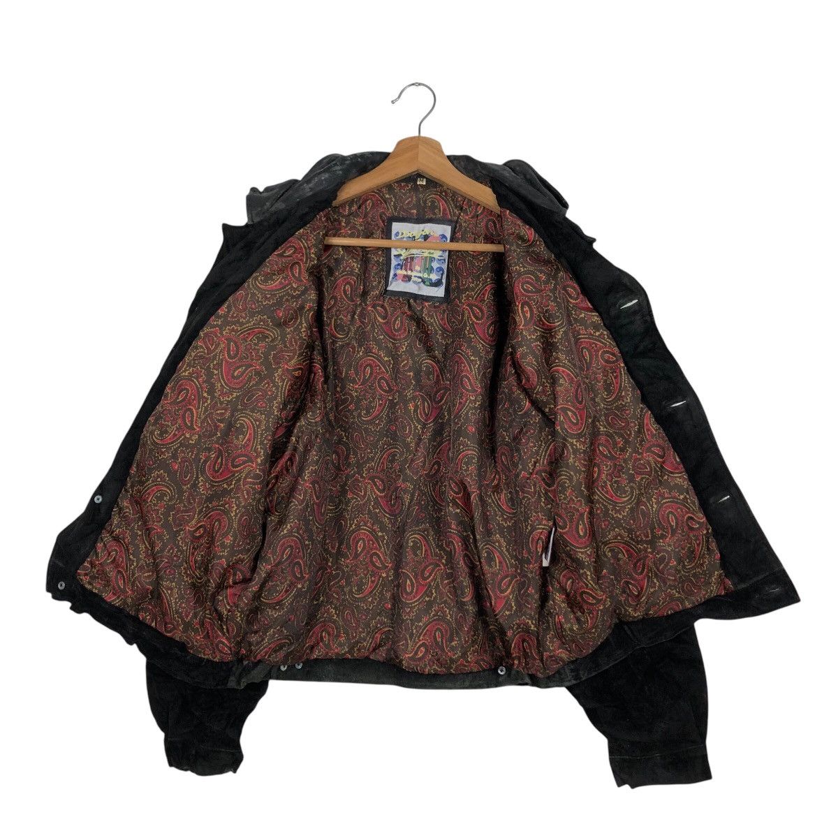 Japanese Brand 📌Vintage Leather Jacket Blanket Dragon Tokyo Issey Miyake Size US M / EU 48-50 / 2 - 14 Thumbnail