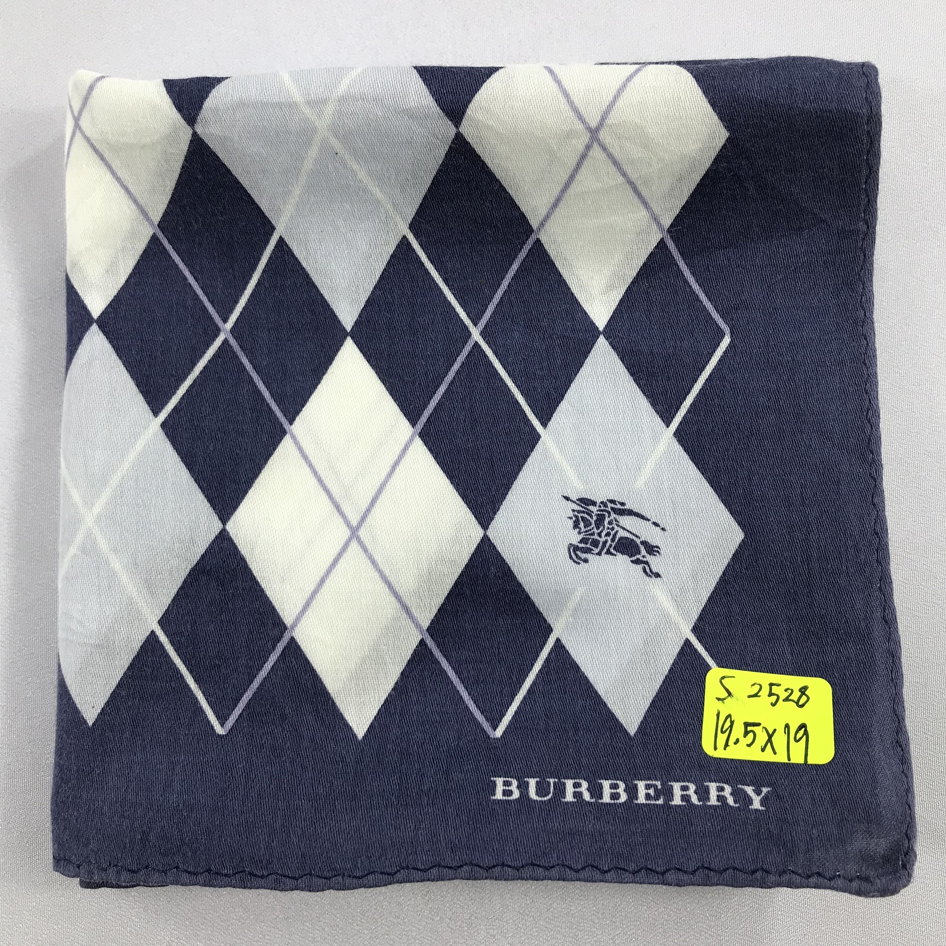 Burberry × Vintage Burberry Bandana / Handkerchief / Neckerchief - S2528 Size ONE SIZE - 5 Thumbnail