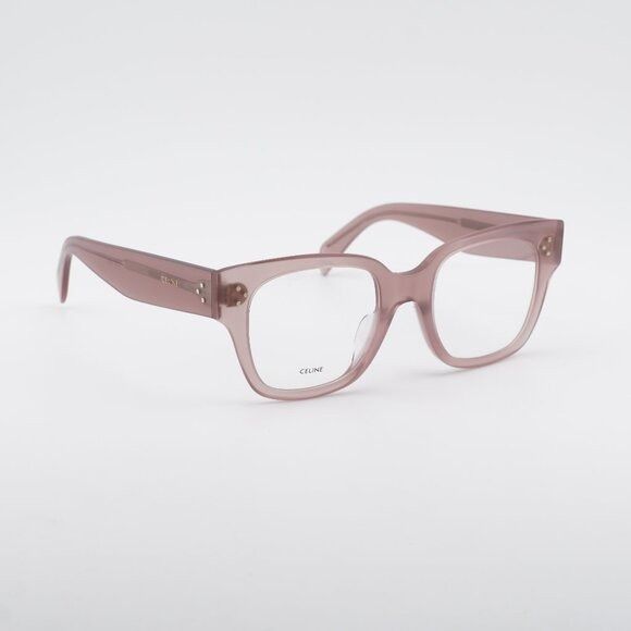 Celine Celine CL50110U 045 Eyeglasses Shiny Light Brown 52mm Square Size ONE SIZE - 1 Thumbnail