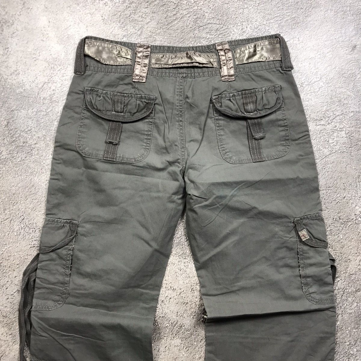 Vintage Vintage 90s Japan Baggy Cargo Pants Distressed Workwear 28 Size 28" / US 6 / IT 42 - 7 Thumbnail