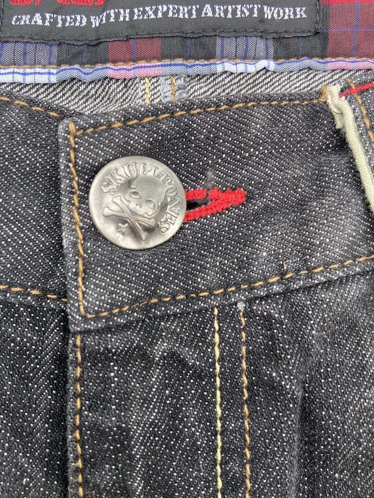 Japanese Brand 🔥 Jack Serika jeans Flared skulls if six was nine Size US 32 / EU 48 - 11 Thumbnail