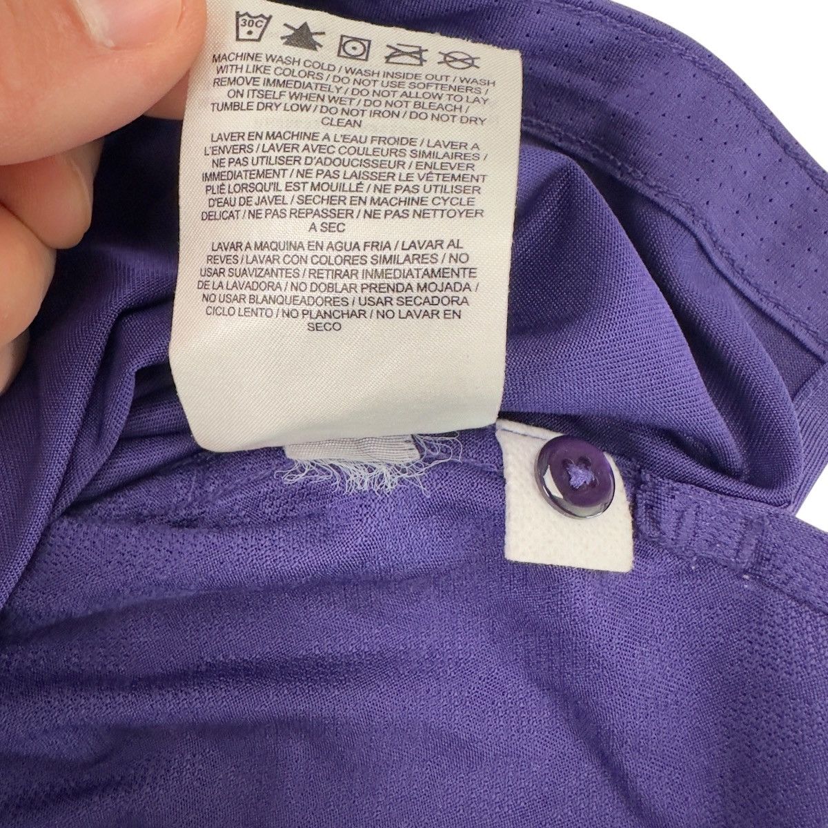 Nike Nike K-State Wildcats Polo Shirt Mens XL Purple Double Sided Size US XL / EU 56 / 4 - 9 Thumbnail