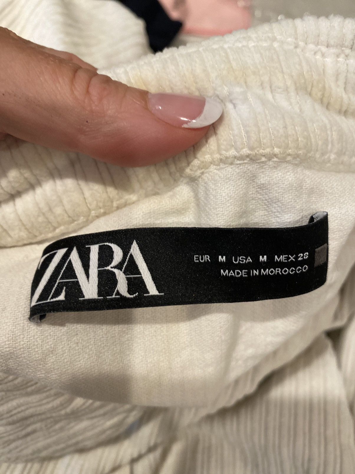 Zara Zara Corduroy Oversized Winter White Shacket Jacket M Size M / US 6-8 / IT 42-44 - 8 Thumbnail