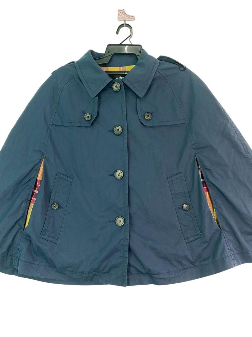 Japanese Brand Vtg 90s INED Yohji Yamamoto capes coat tartan plaid lined Size US M / EU 48-50 / 2 - 3 Thumbnail