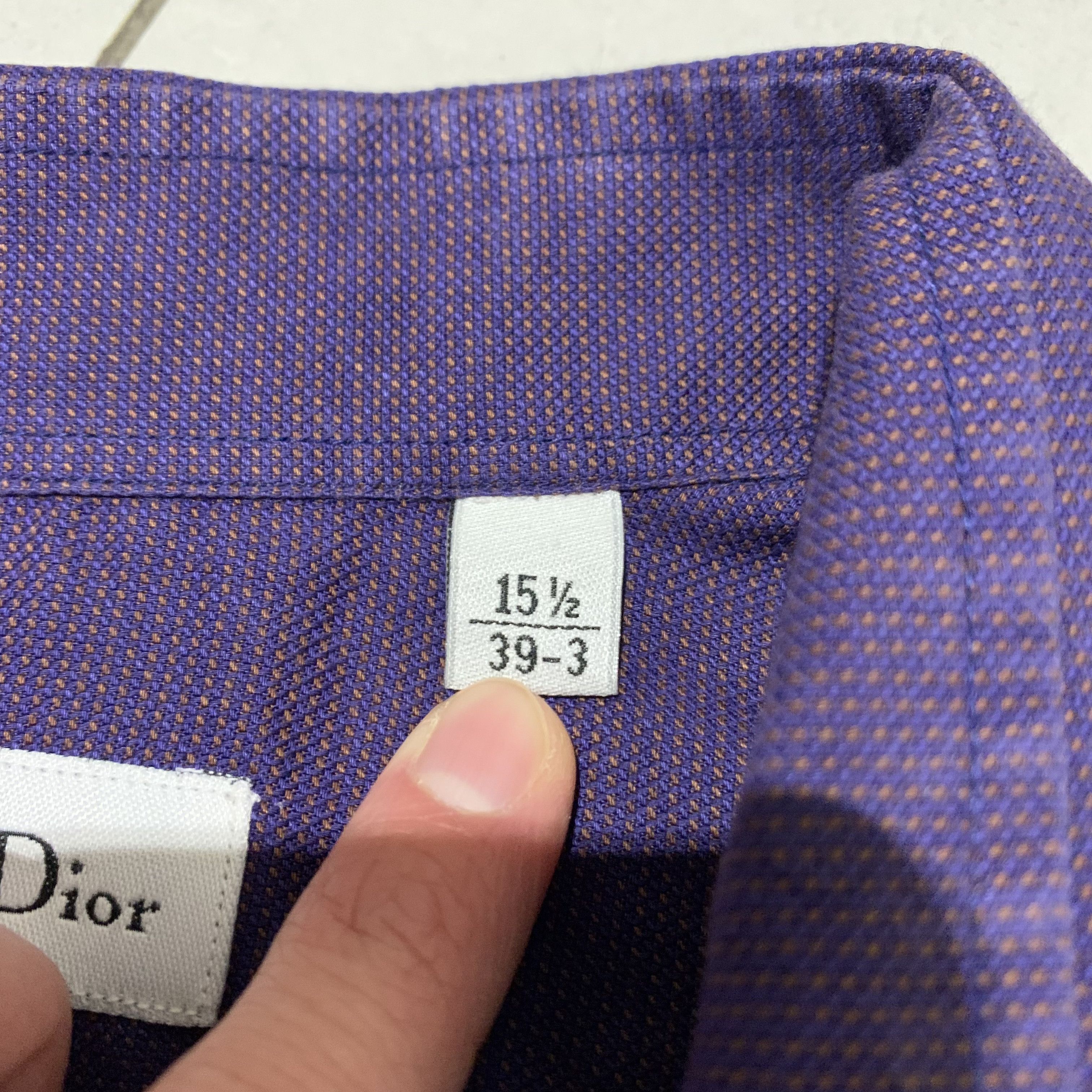 Dior Christian Dior button up shirt purple Size US L / EU 52-54 / 3 - 4 Thumbnail