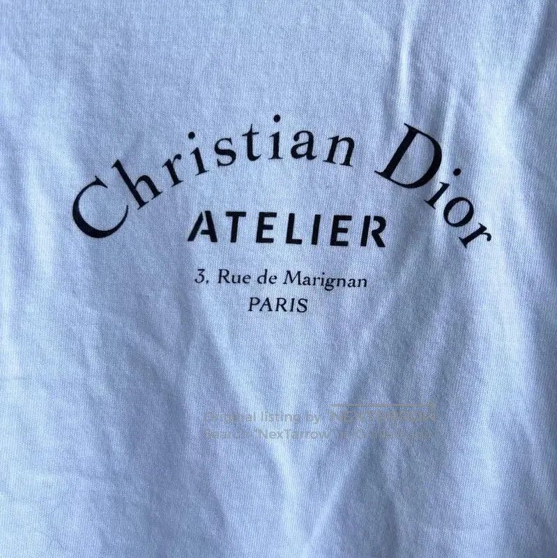 Dior Dior White Cotton Men's T-Shirt . Size US M / EU 48-50 / 2 - 5 Thumbnail