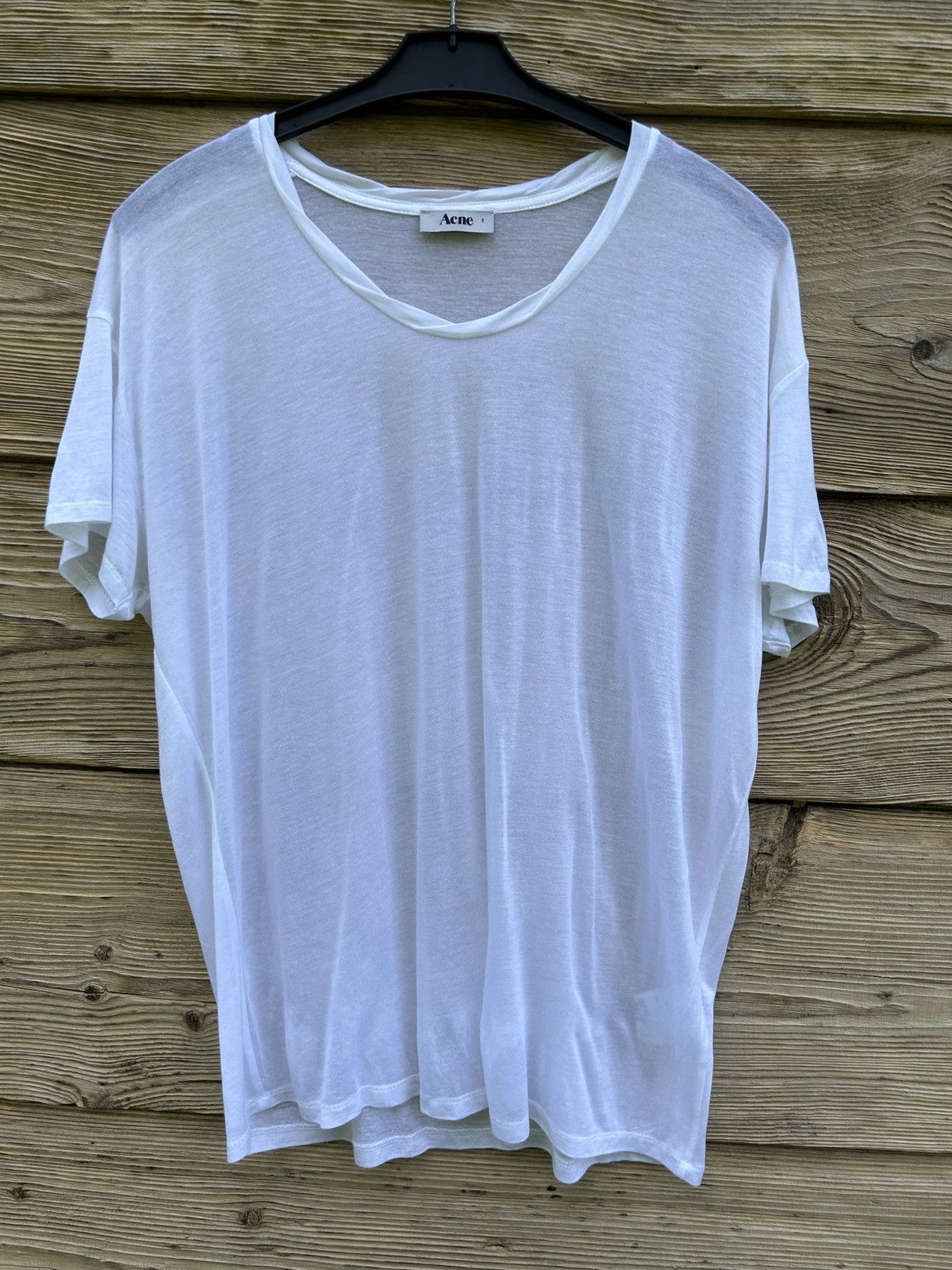 Acne Jeans Bay Tencel AW11 Short Sleeve T-Shirt
