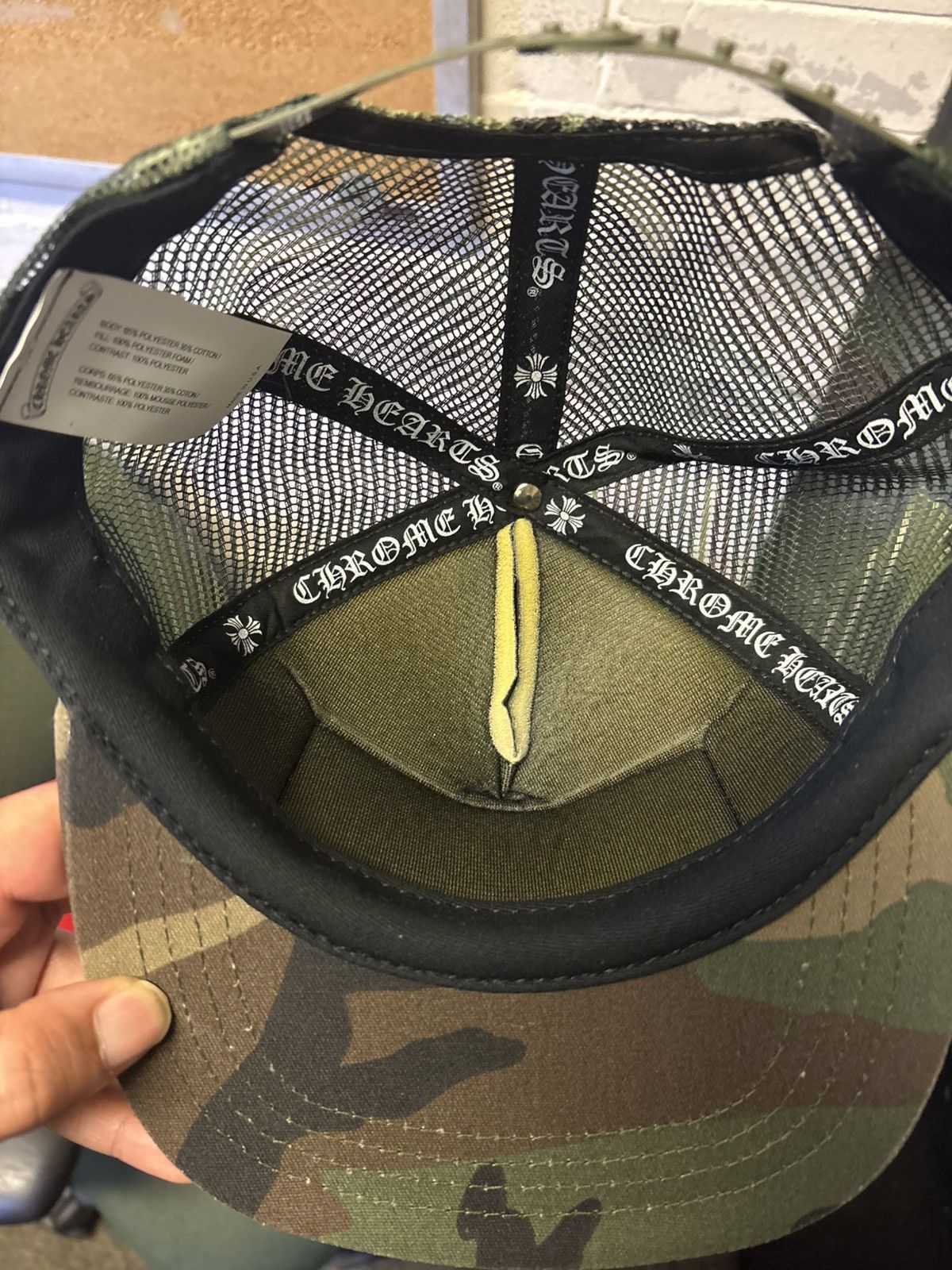 Chrome Hearts Chrome heart camo hollywood trucker hat Size ONE SIZE - 3 Thumbnail