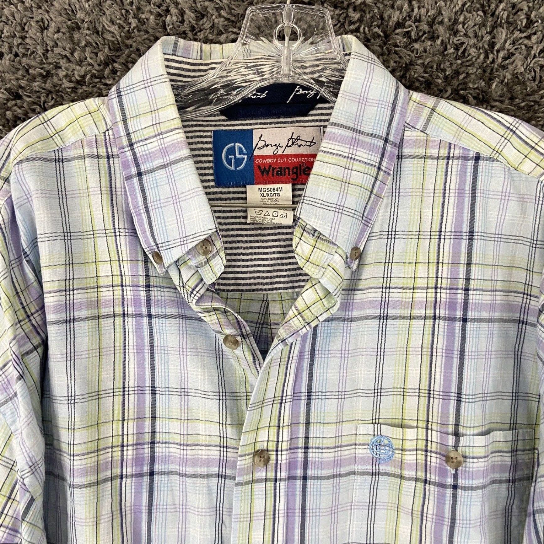 Wrangler Wrangler George Strait Cowboy Cut Shirt Men XL Multicolor Plaid Button-Up Size US XL / EU 56 / 4 - 5 Thumbnail