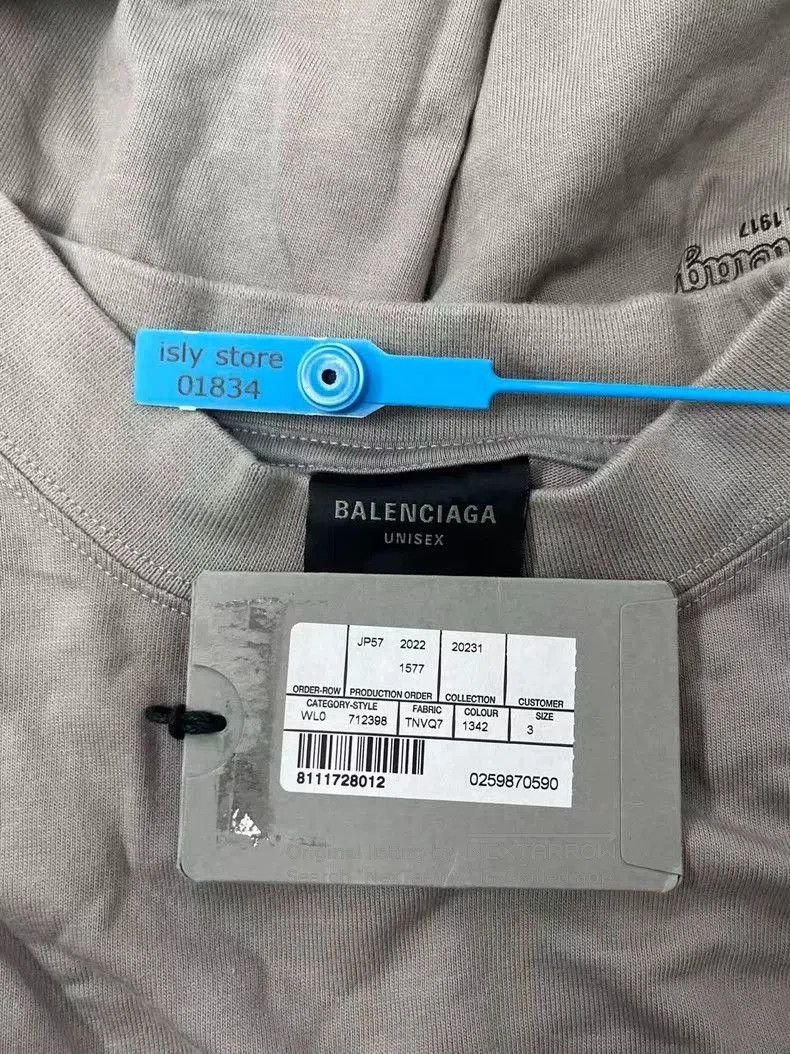 Balenciaga Balenciaga Logo Print Crewneck Short Sleeve T-Shirt. Size US M / EU 48-50 / 2 - 5 Thumbnail