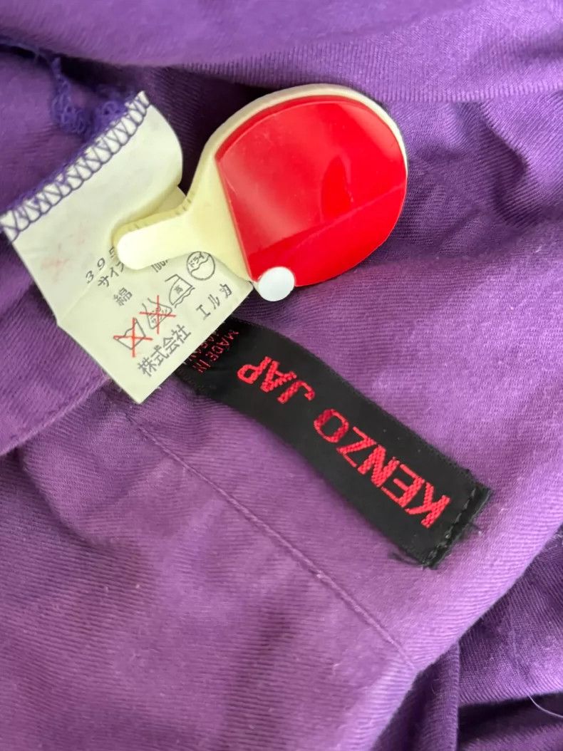 Kenzo KENZO Vintage purple small round neck shirt in early days Size M / US 6-8 / IT 42-44 - 9 Thumbnail