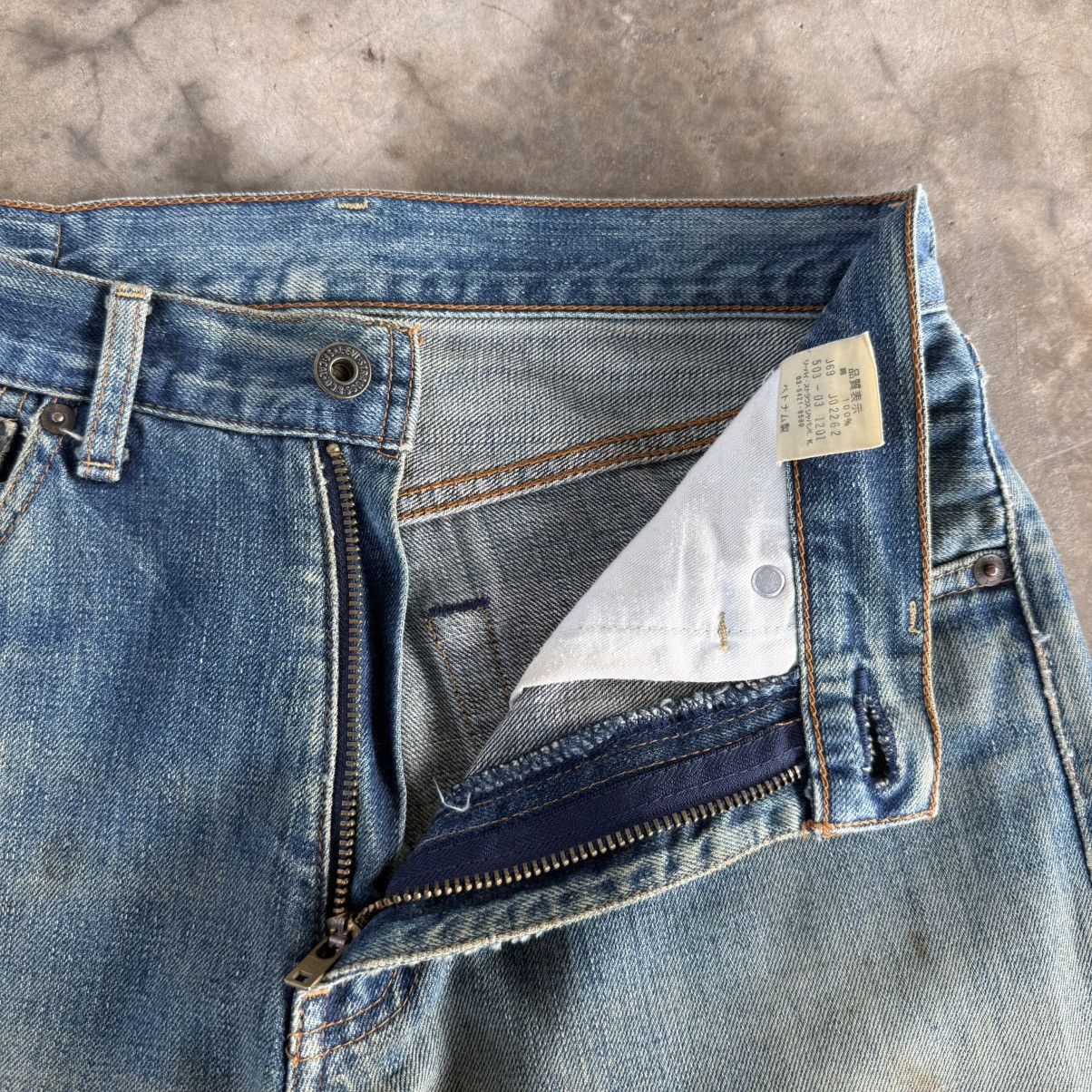 Levi's Vintage Clothing W30x33 Vintage Levi's 503 Faded Rusty Ripped Denim Jean Size US 30 / EU 46 - 8 Thumbnail