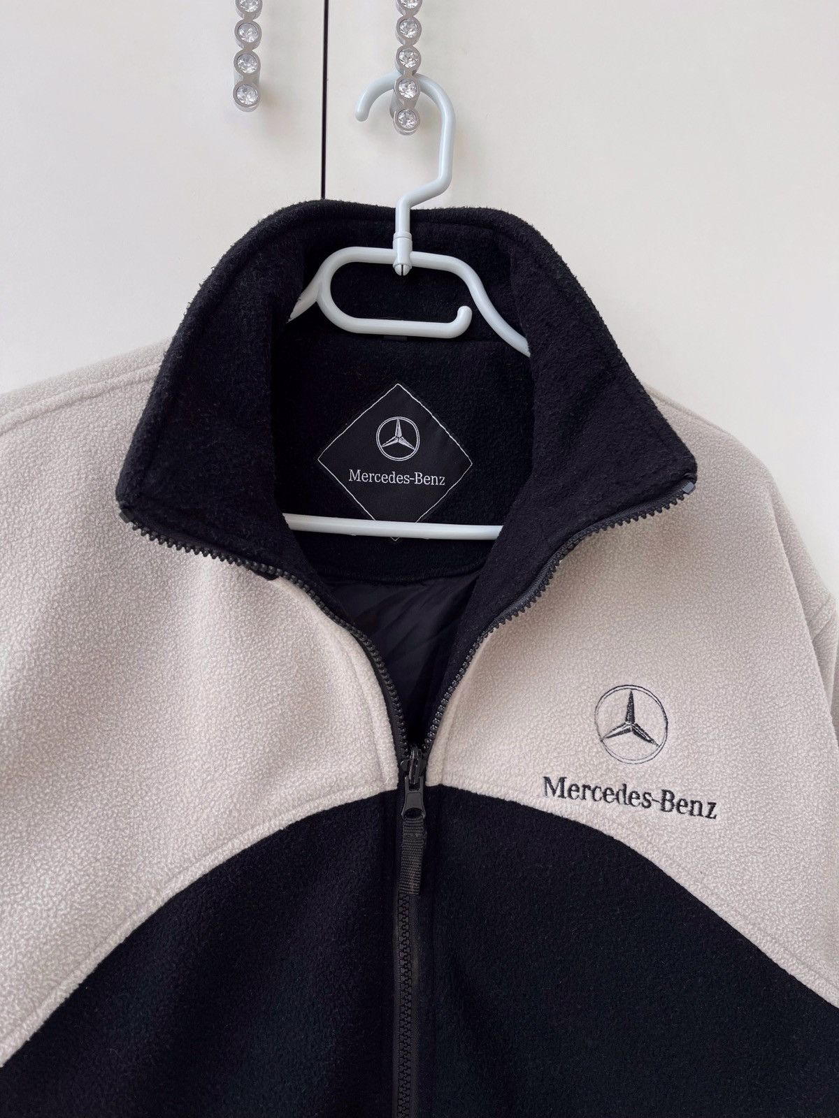 Mercedes-Benz × Vintage Vintage Mercedes Benz Service Formula 1 Racing Fleece Jacket Size US S / EU 44-46 / 1 - 4 Thumbnail