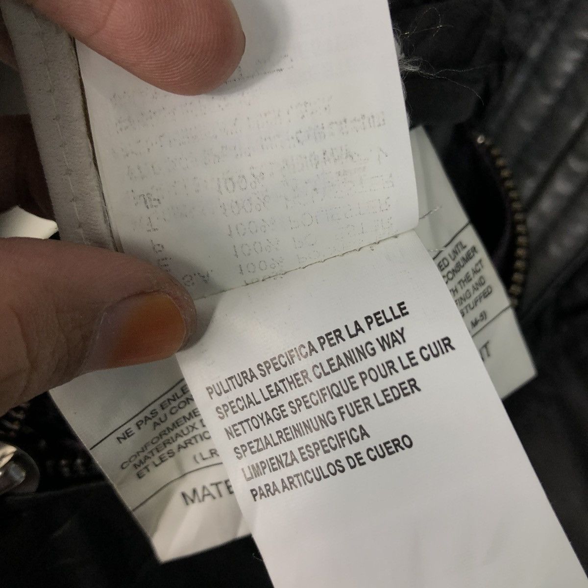 Diesel 📌Rich Black Biker Leather Jacket Diesel Bondage Design Size US XS / EU 42 / 0 - 25 Thumbnail