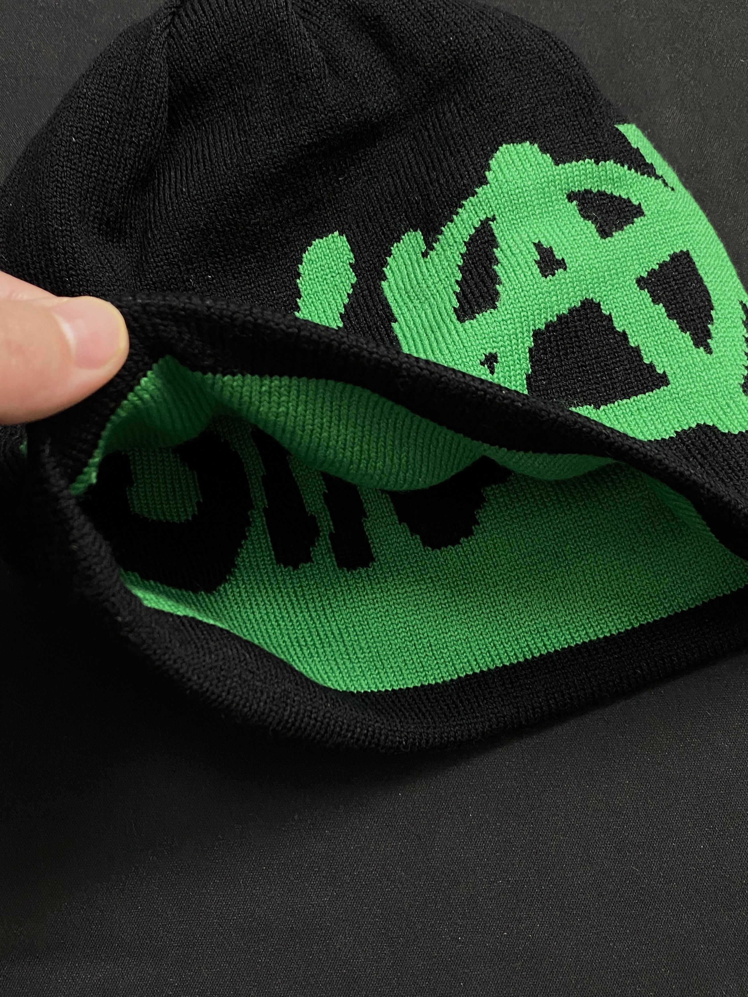 Japanese Brand Rare Syna World Synarchy Reversible No Cuff Knit Beanie OS Size ONE SIZE - 3 Thumbnail