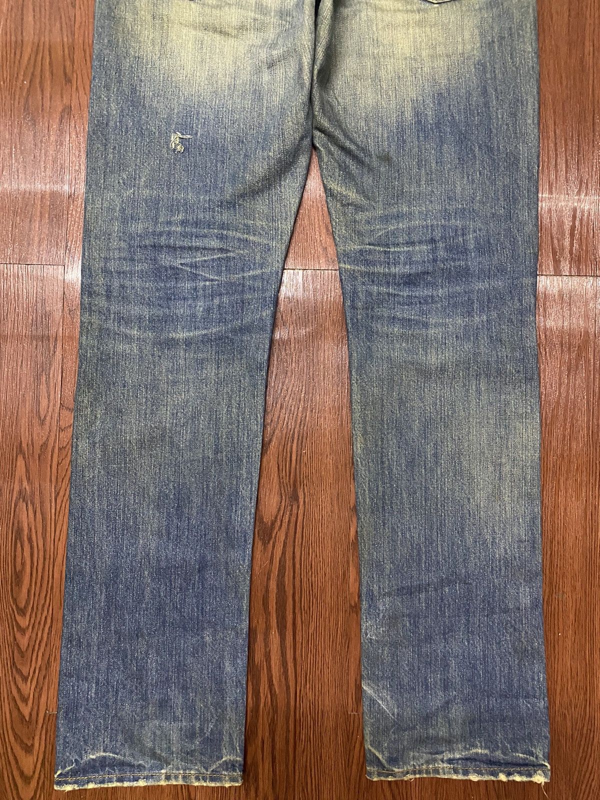 Japanese Brand Vintage Japanese Brand Distressed Rock Style Loose Jeans Size US 34 / EU 50 - 8 Thumbnail
