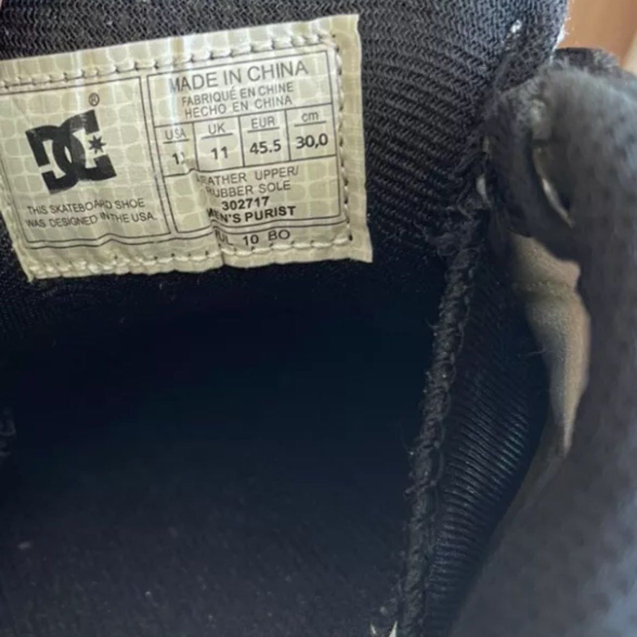 DC × Vintage DC Leather Skateboard Shoes Men's Vintage Y2K Size 12 Size US 12 / EU 45 - 5 Thumbnail