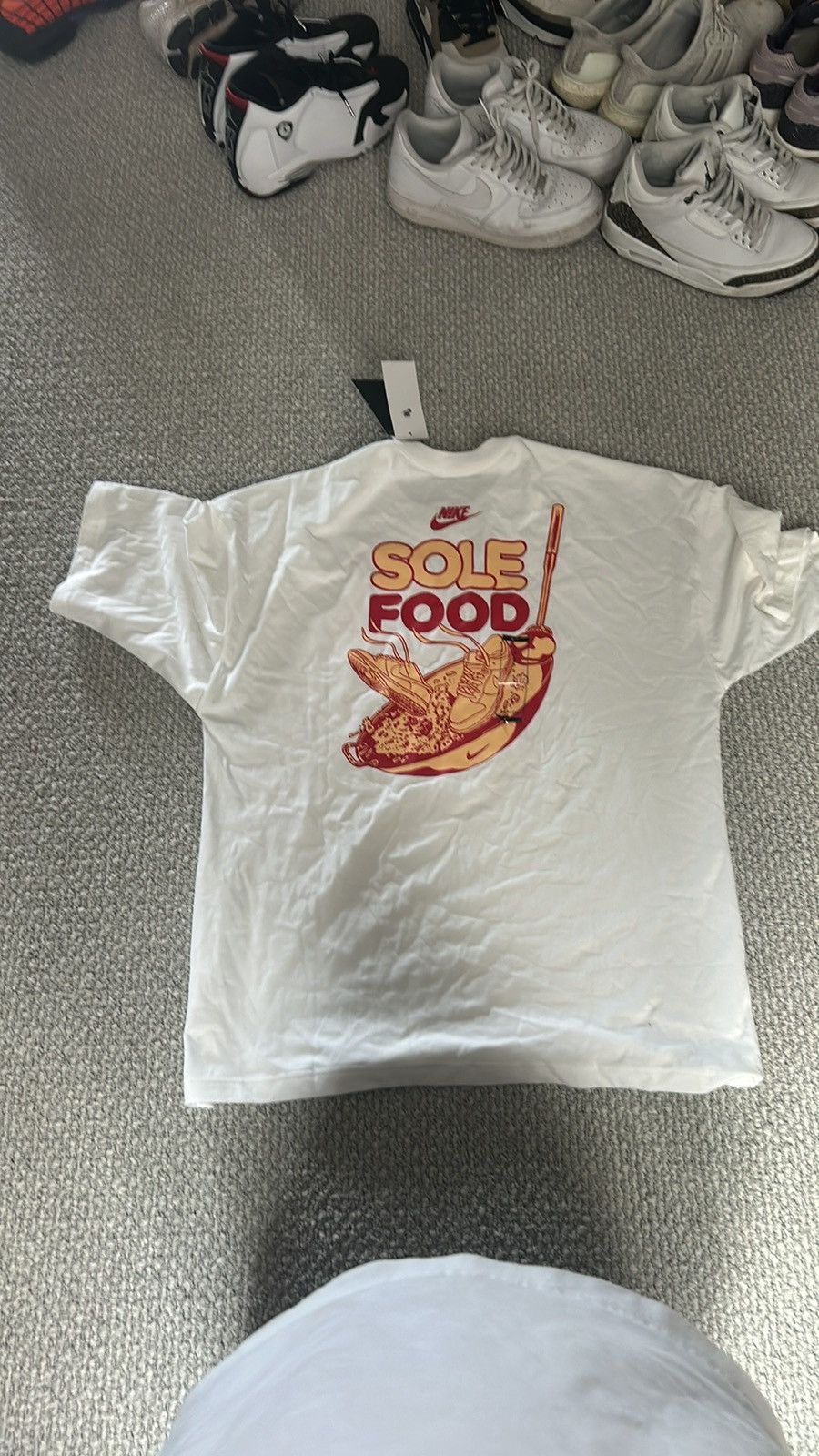 Nike Nike “Sole Food” oversized white t-shirt short sleeve Size US S / EU 44-46 / 1 - 2 Thumbnail
