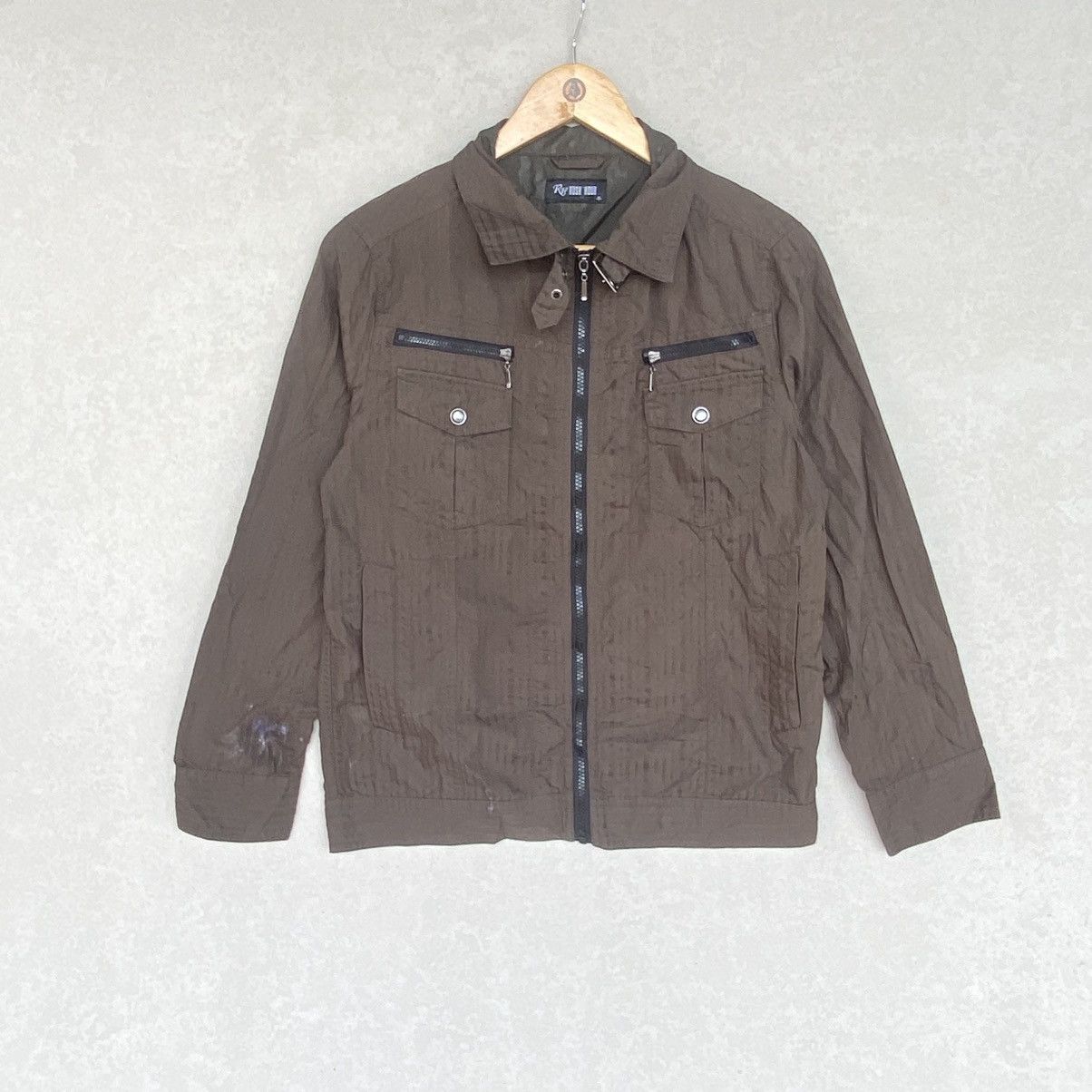 Other Vintage Rush Hour Full Zip Khaki Bomber Jacket Size M Size US M / EU 48-50 / 2 - 1 Thumbnail
