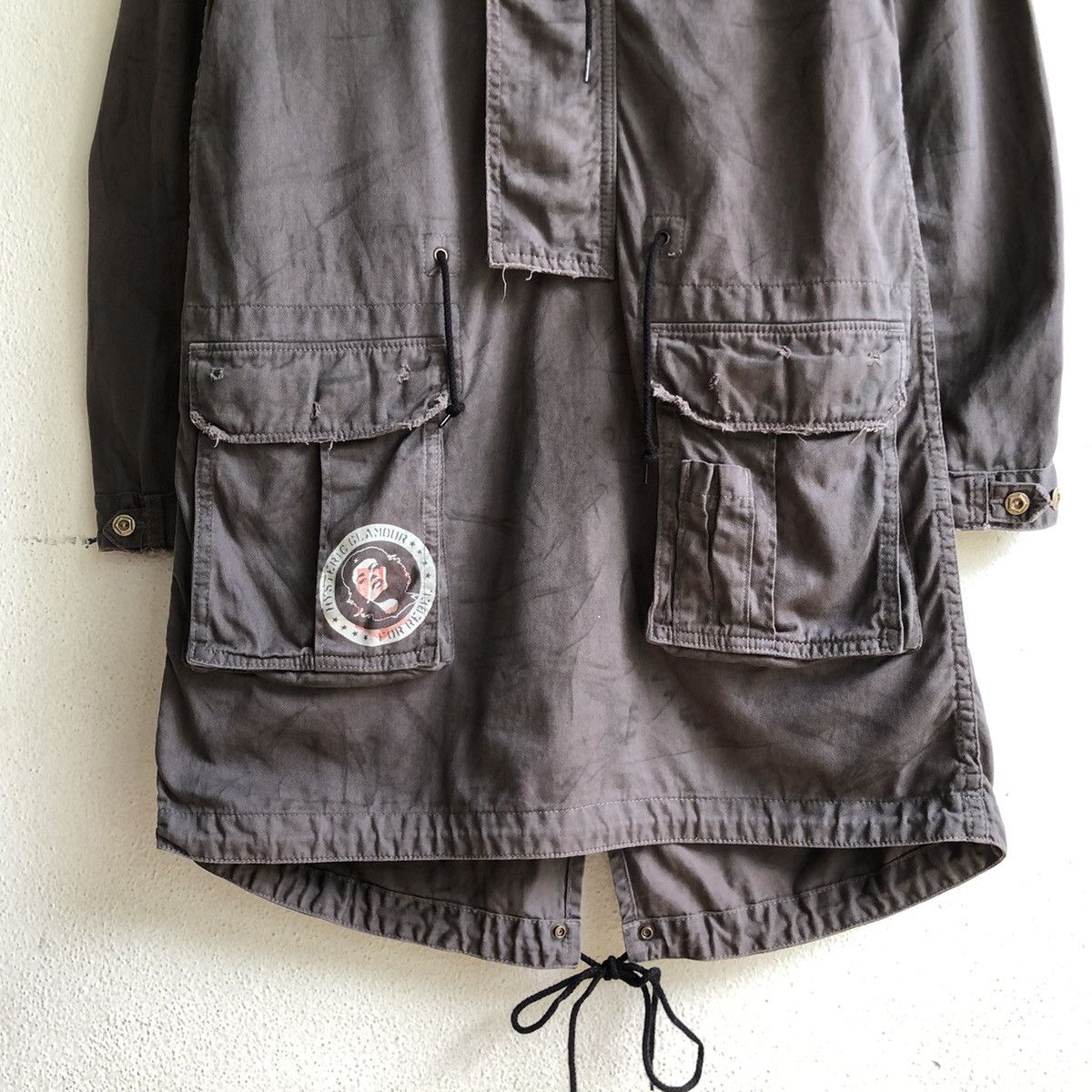 Hysteric Glamour HYSTERIC GLAMOUR Women’s Distressed Military Hooded Jacket Size S / US 4 / IT 40 - 4 Thumbnail