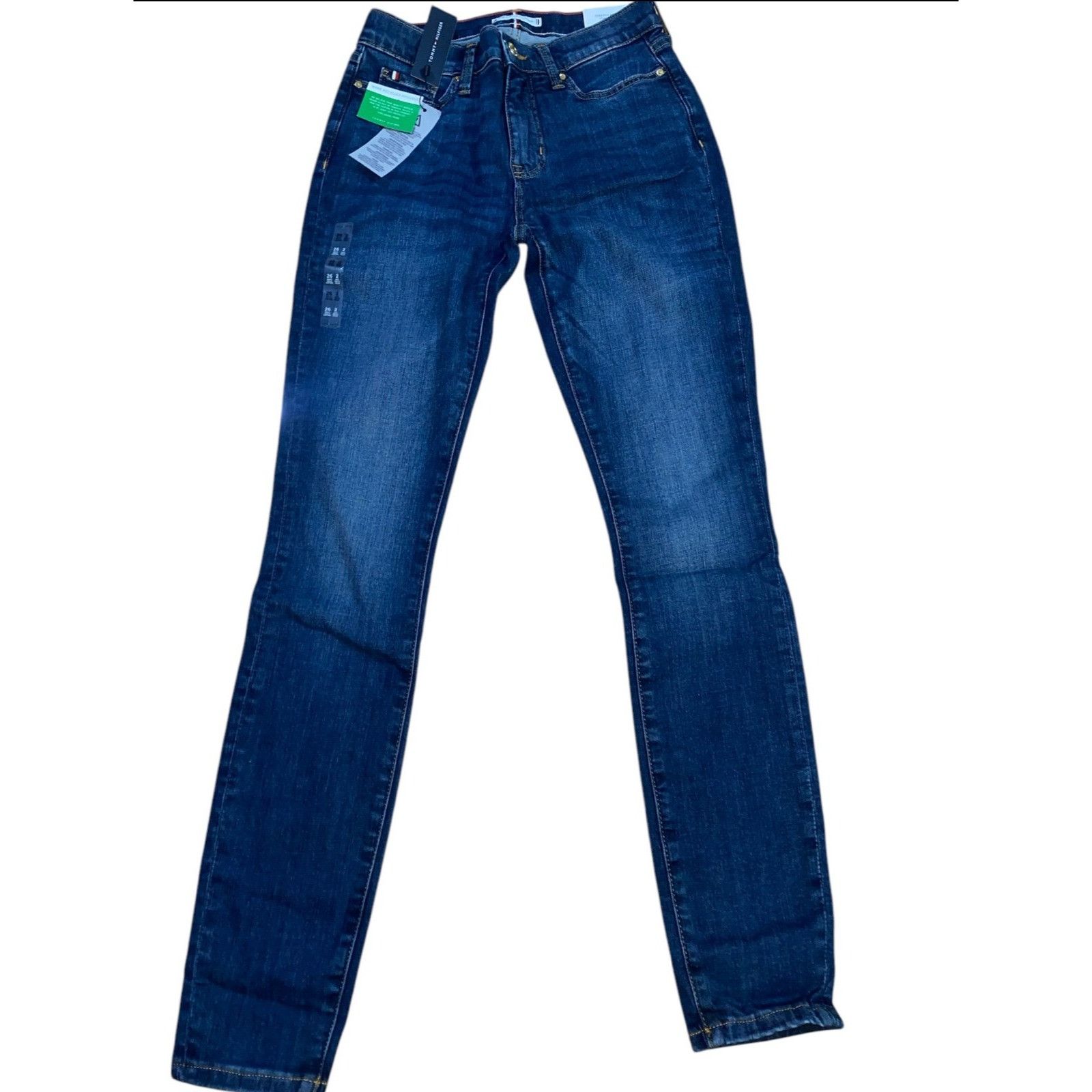 Tommy Hilfiger Tommy HilfigerHigh-Rise Dark Wash Skinny Jean size 2 ( 26) n Size 26" / US 2 / IT 38 - 7 Thumbnail