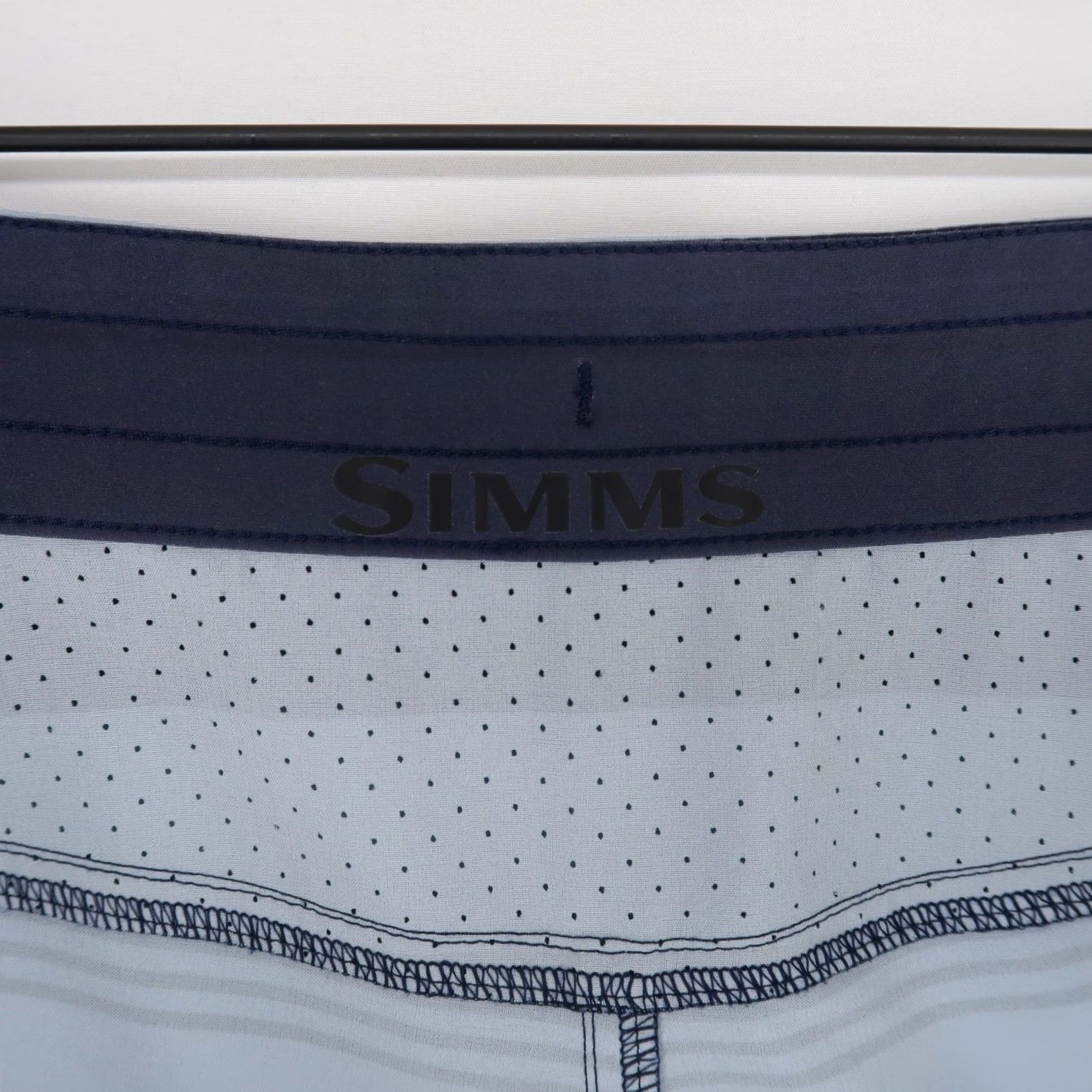 Vintage Simms Board Shorts Mens 38 Blue Striped Quick Dry Pockets Drawstring Size US 38 / EU 54 - 6 Thumbnail
