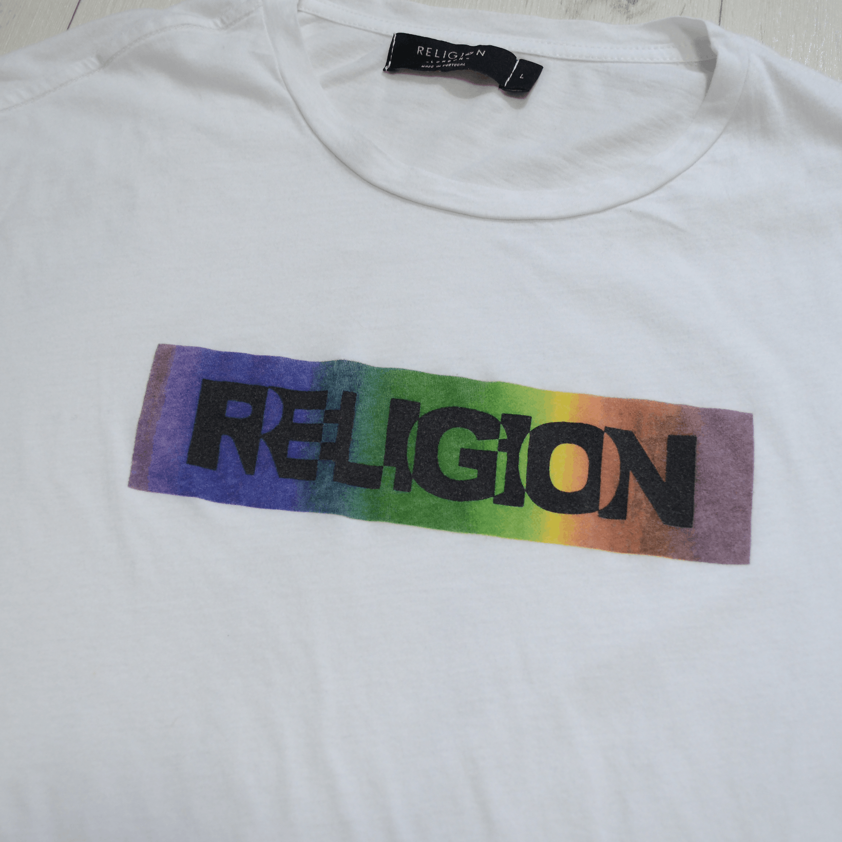 Other Religion Big Logo White T-shirt Y2K Tee Size US L / EU 52-54 / 3 - 4 Thumbnail