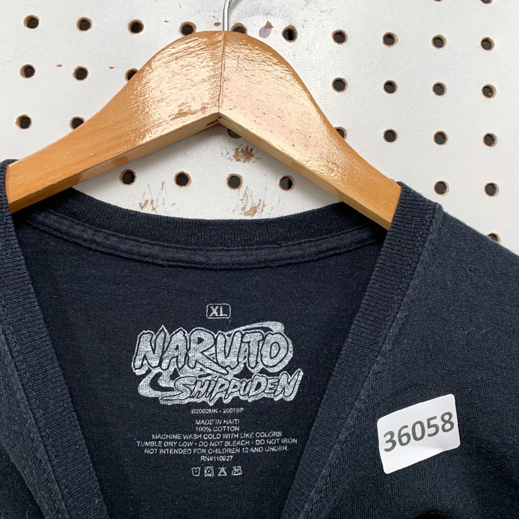 Vintage VINTAGE Naruto Shippuden Anime T-Shirt Mens XL Black Short Sleeve 90s Size US XL / EU 56 / 4 - 7 Thumbnail