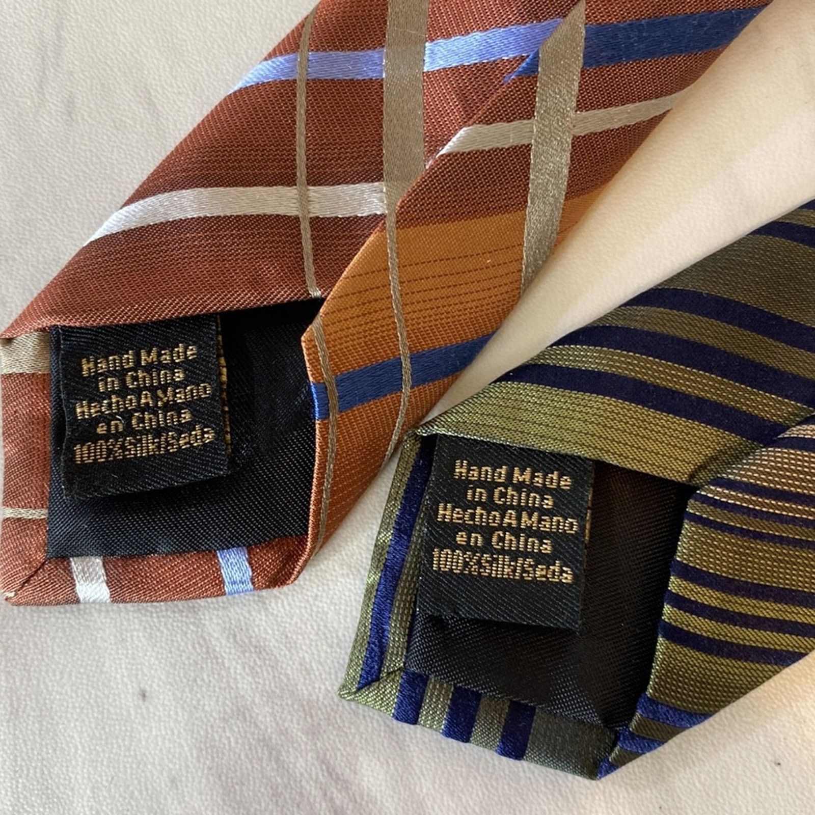Van Heusen Van Heusen Set of 2 Silk Men's Ties Size ONE SIZE - 7 Thumbnail