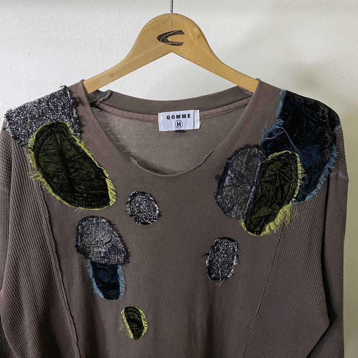 gomme Gomme H By Yohji Yamamoto Issey Miyake LS Women T Shirt Size L / US 10 / IT 46 - 2 Thumbnail