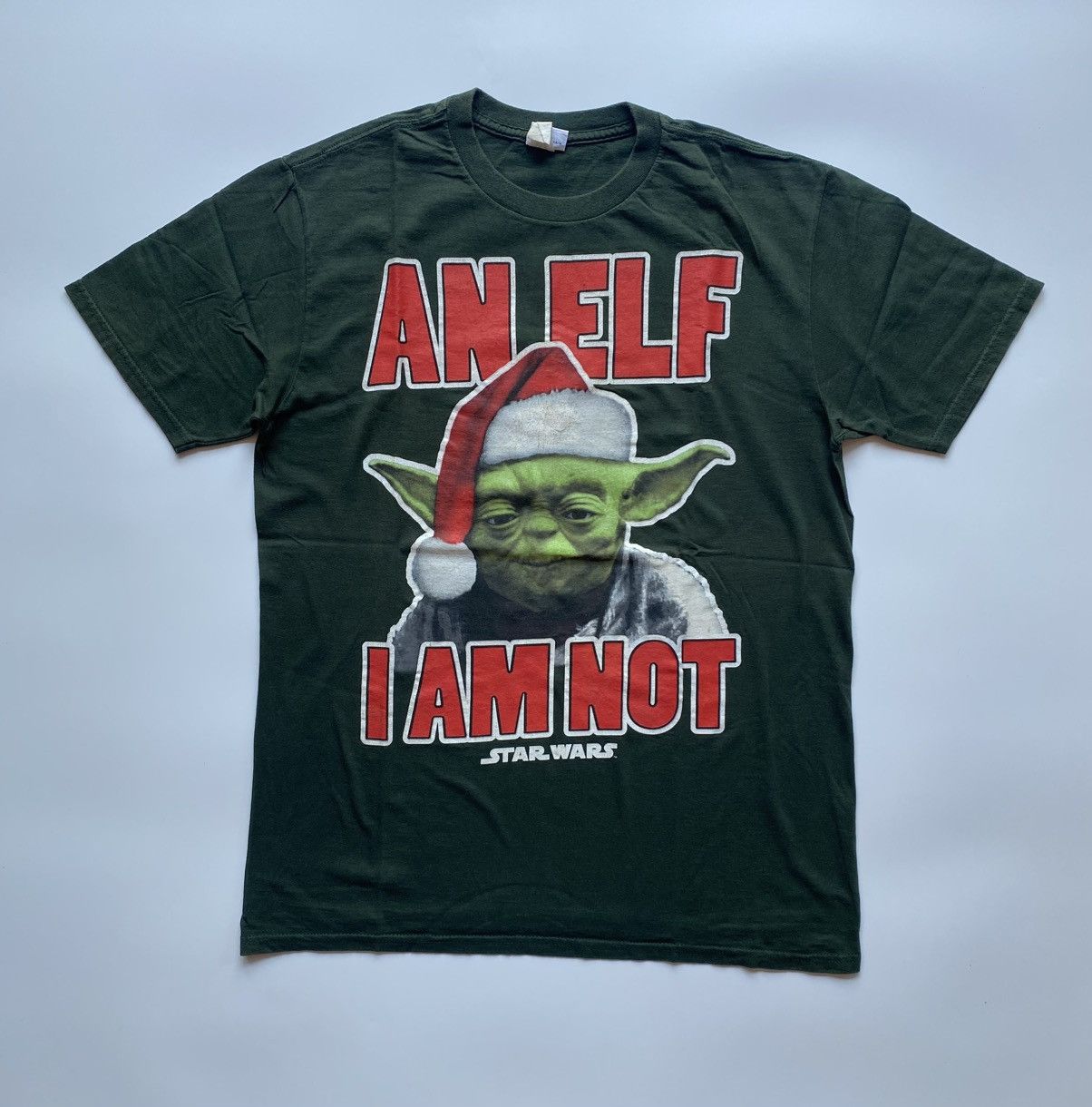 Star Wars × Vintage YODA CHRISTMAS 'AN ELF I AM NOT Size US M / EU 48-50 / 2 - 1 Thumbnail