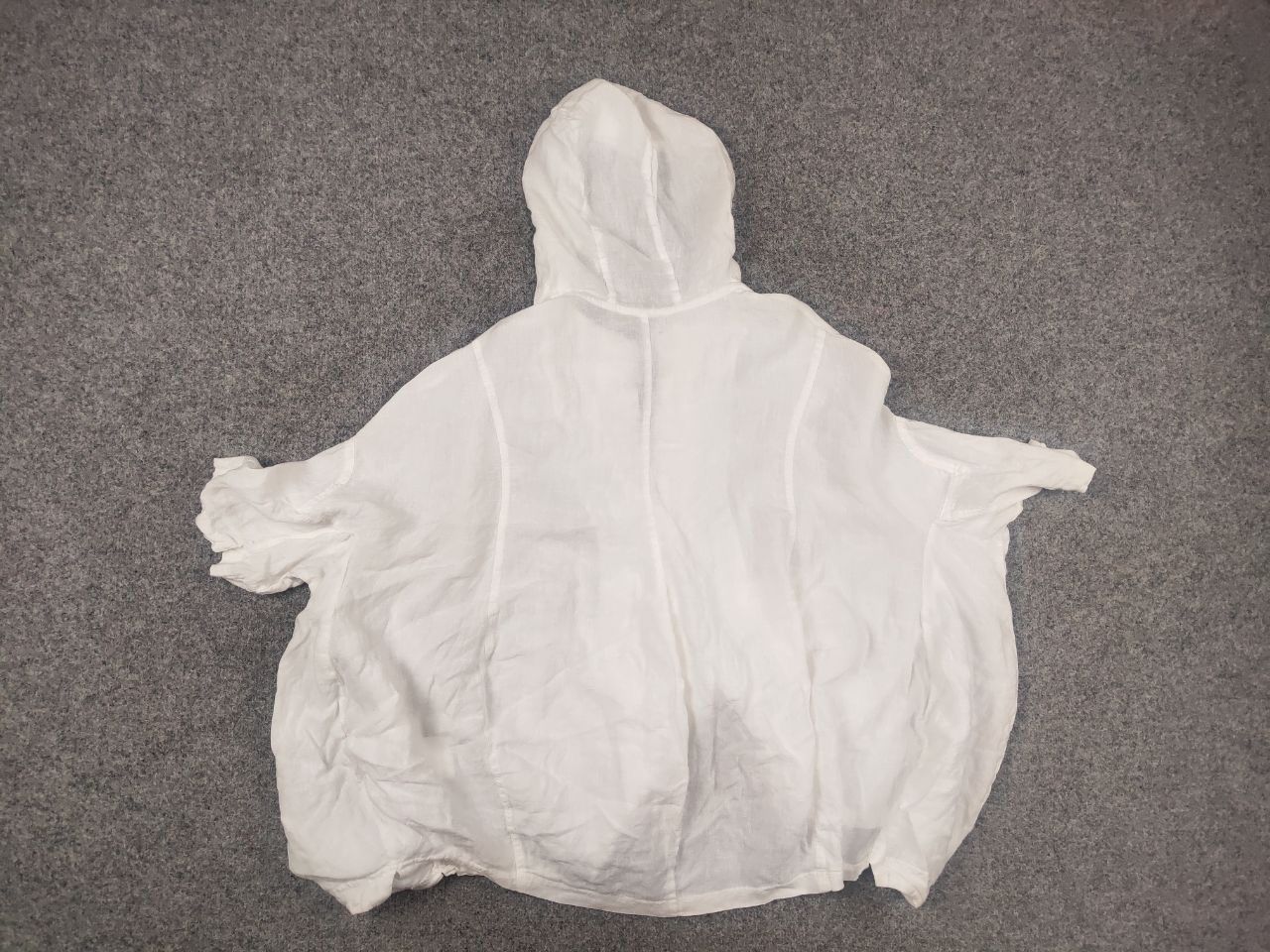 Rundholz Rundholz Asymmetric Button White linen Oversized Jacket Size M / US 6-8 / IT 42-44 - 13 Thumbnail