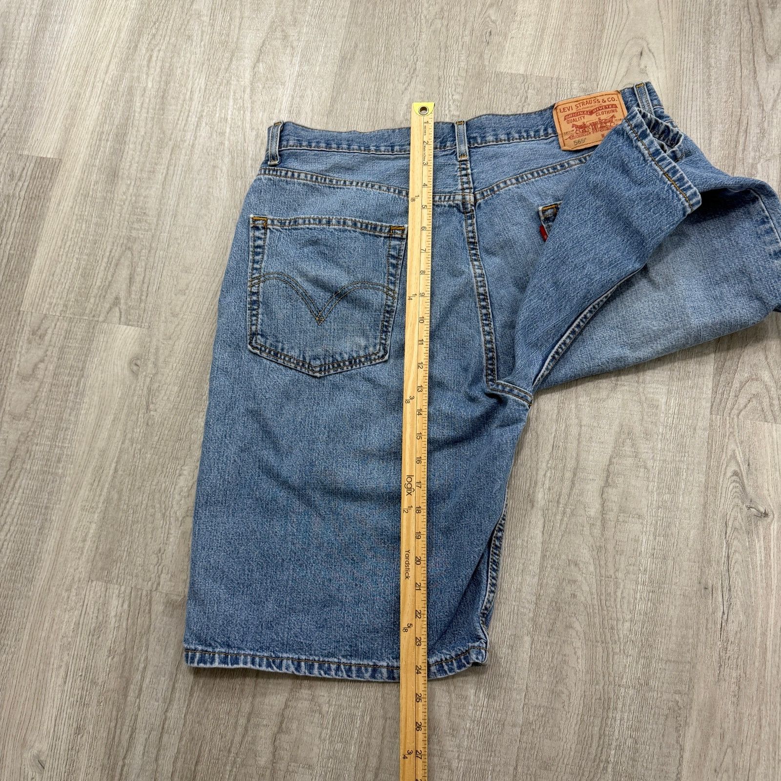 Levi's Vintage Levis 569 Jean Shorts Men's 36 Blue 10" Inseam Denim Size US 36 / EU 52 - 10 Thumbnail