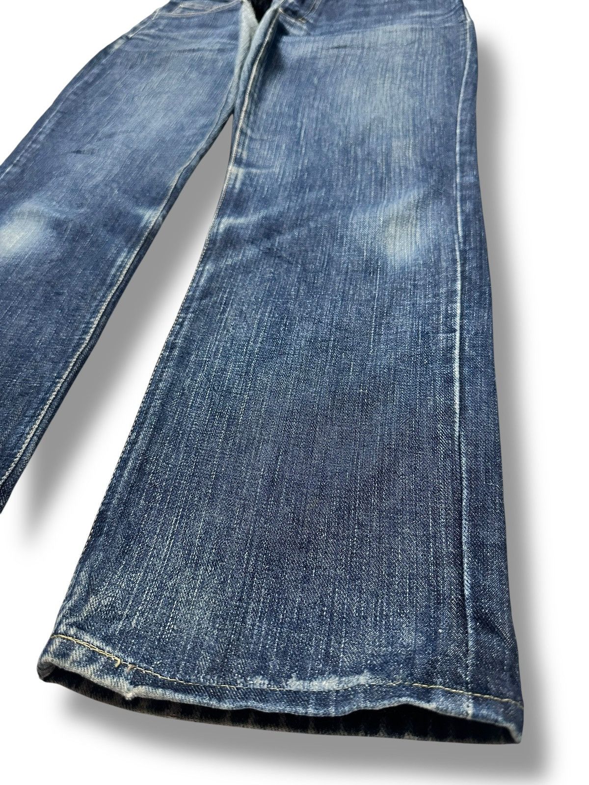Lee Vintage Lee Riders Distressed Straight Leg Jeans Faded Wash Size US 31 - 11 Thumbnail