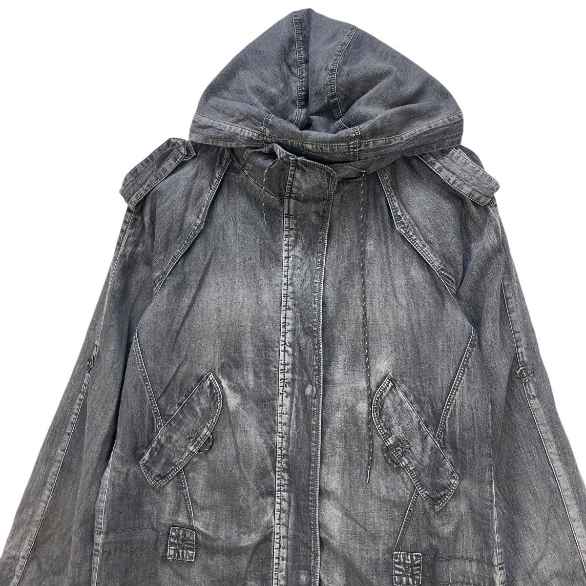 Le Grande Bleu (L.G.B.) Japanese Brand Fifty Five Dselle Military Parka Field Jacket Size US S / EU 44-46 / 1 - 3 Thumbnail