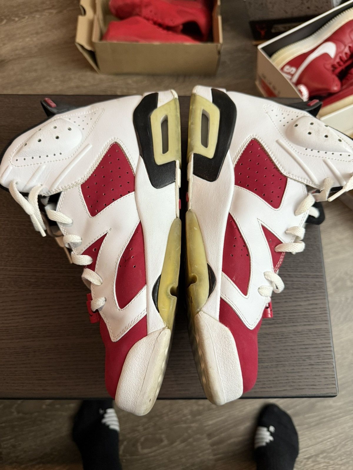 Nike Jordan 6 retro Carmine Size US 11 / EU 44 - 2 Thumbnail